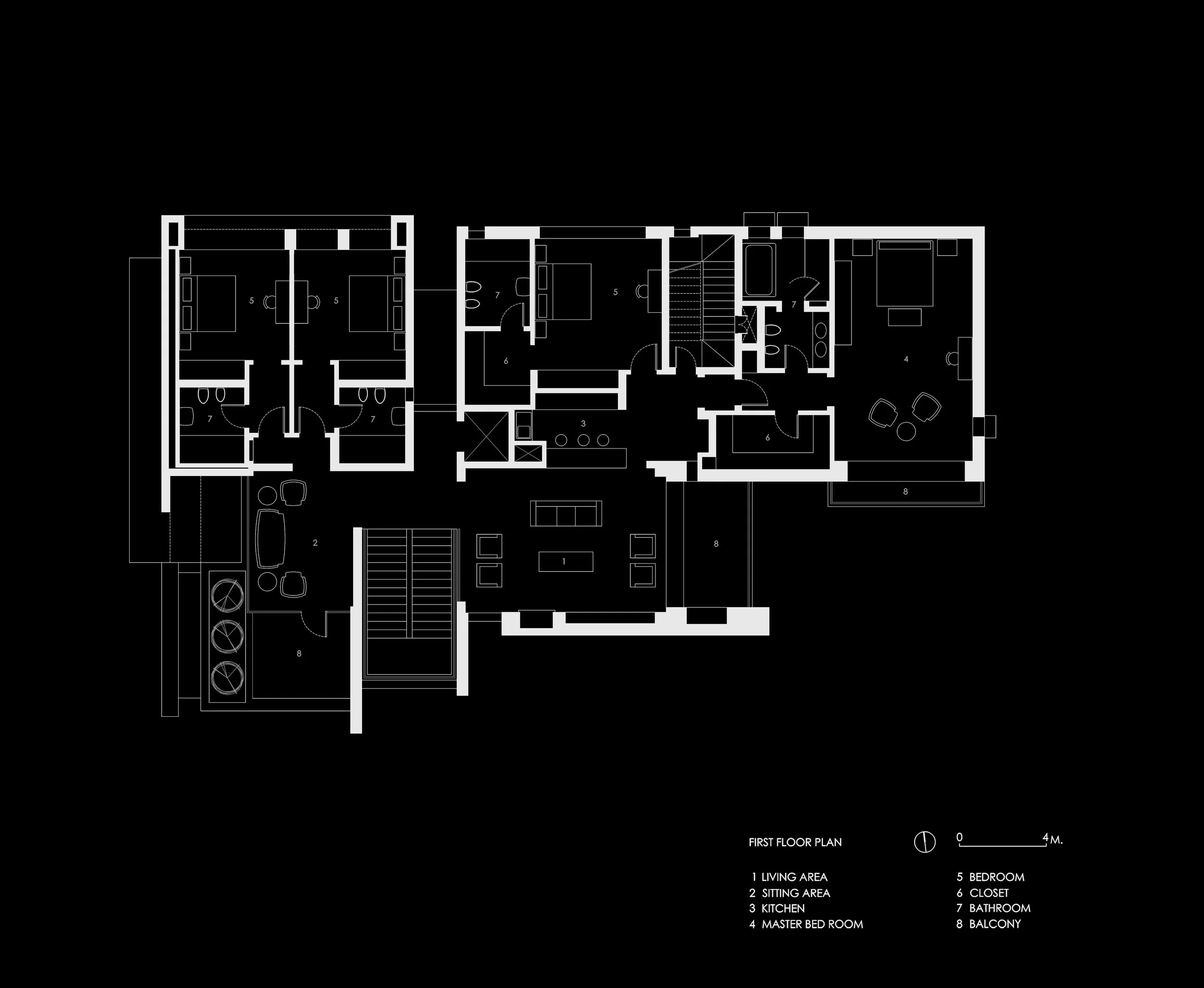 Zaki+Sayed+Ahmad+and+Associates+Architects+Amman+Jordan+SA+a+2+flat+real+estate+farm+villa+house+home+interior+landscape+supervision+top+architecture+designers+1stFloorPlan.jpg