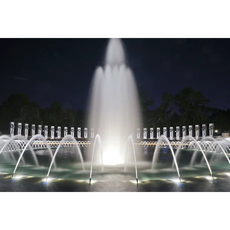 WWII Memorial at Night