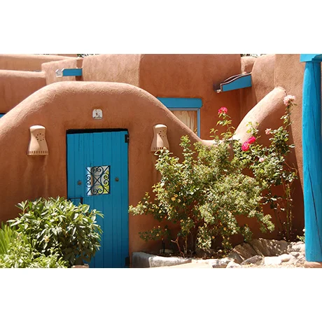 Blue Door in New Mexico