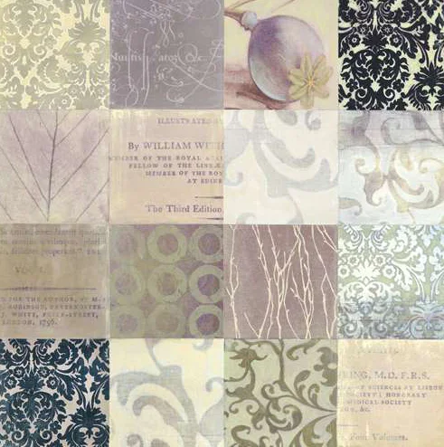 Soft Damask Collage