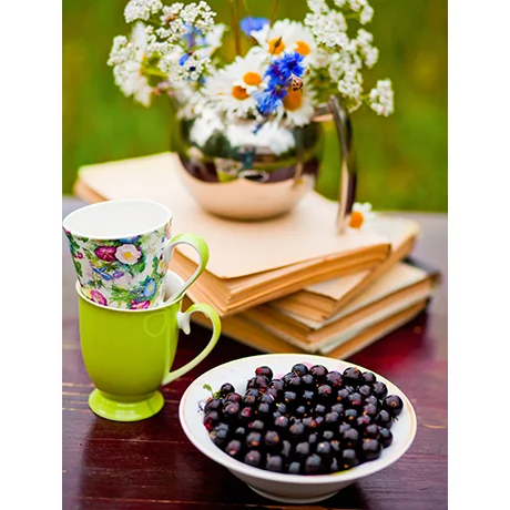 Blueberries in the Morning