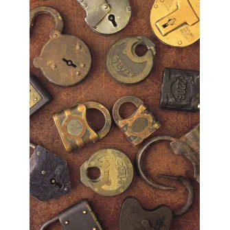 Antique Lock Collage