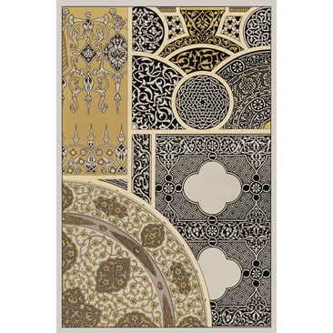 Ornament in Gold & Silver III