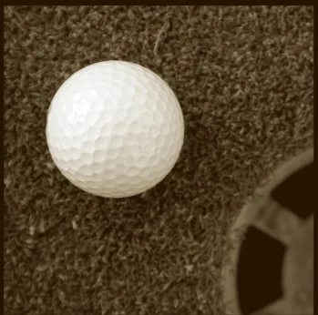 Sepia Golf Ball Study I