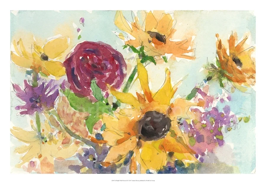 Bright Wild Flowers II