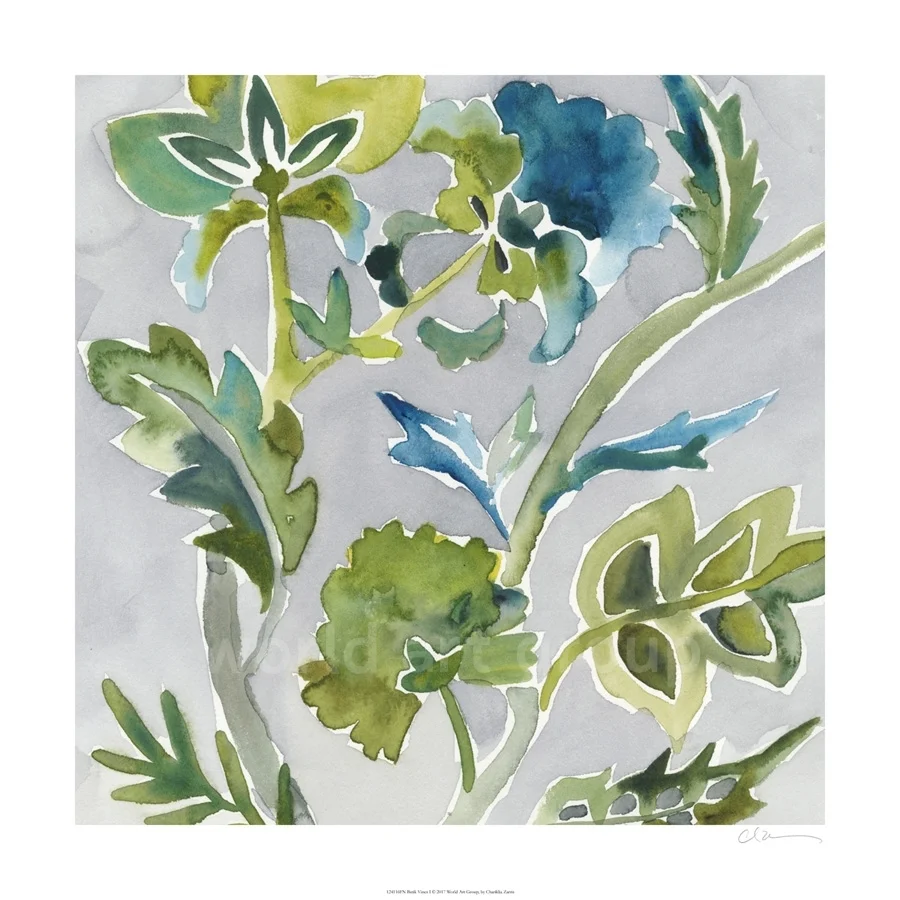 Batik Vines I