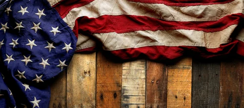 Vintage Flag for Memorial Day