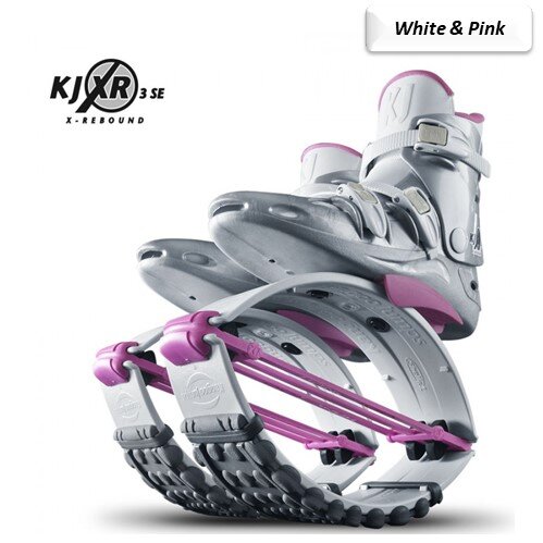 White & Pink - Kangoo Jumps Rebound Shoes — The Bounce Shoe Store