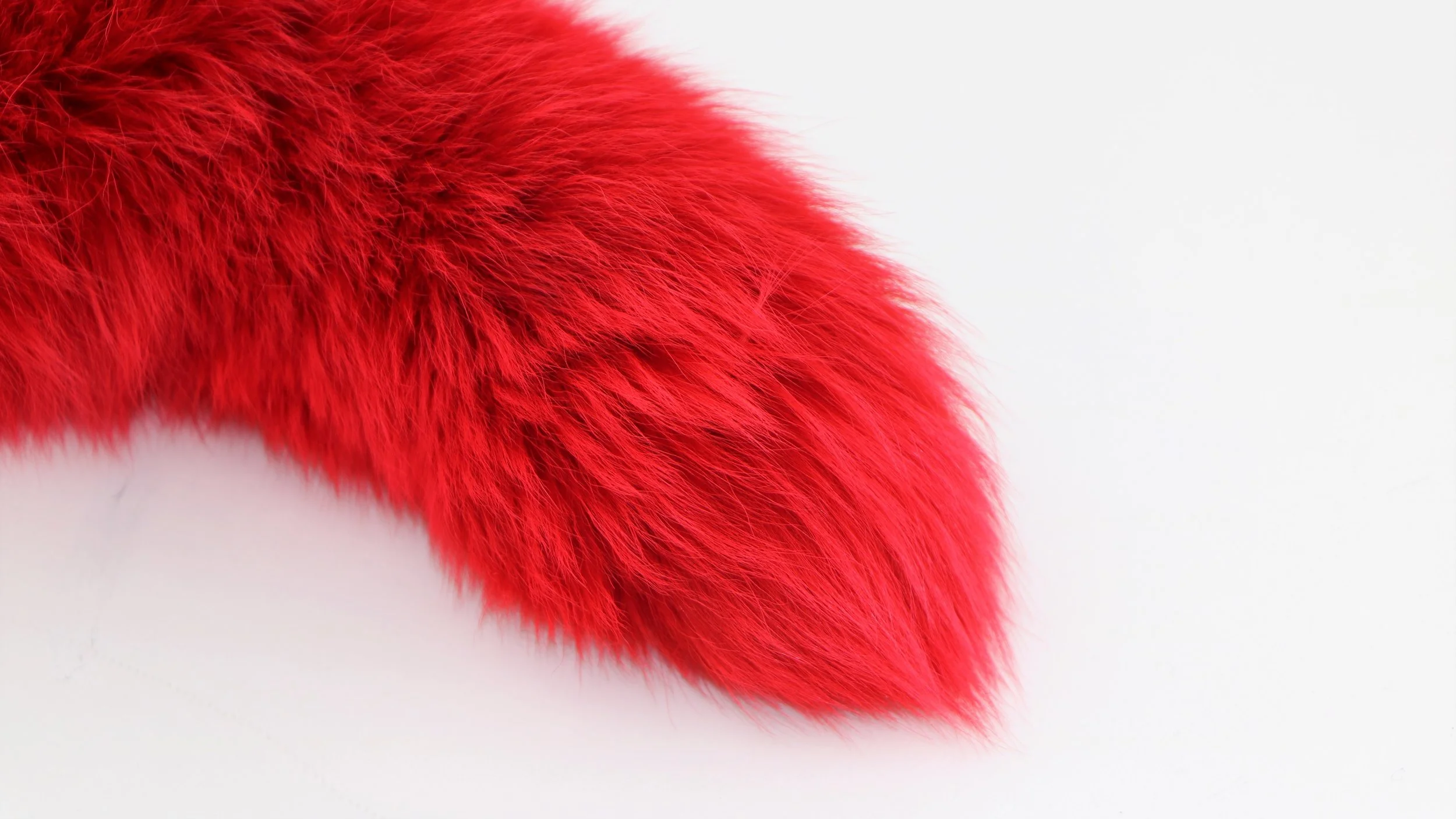 dyed fox tail plug