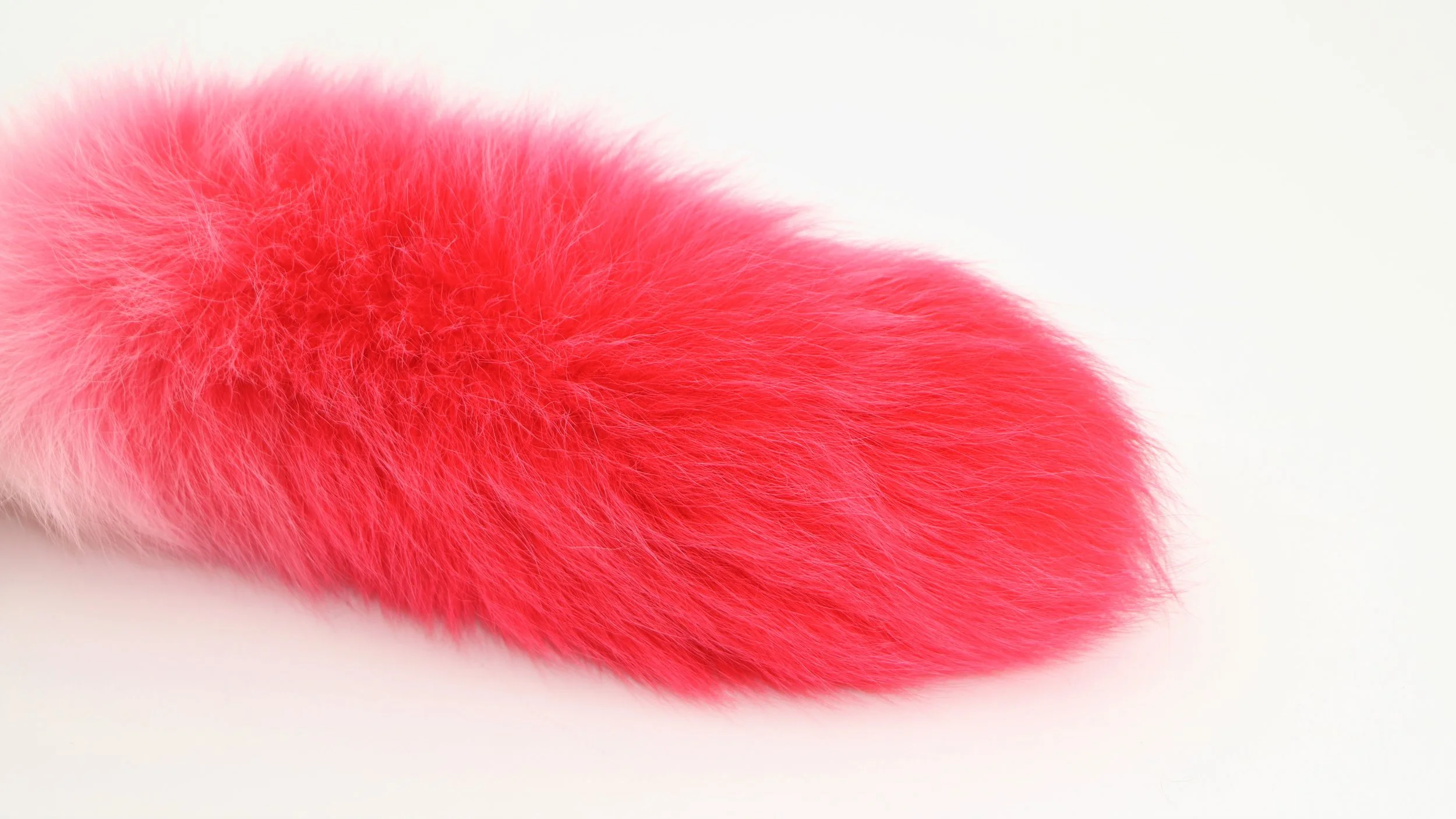 dyed fox tail plug