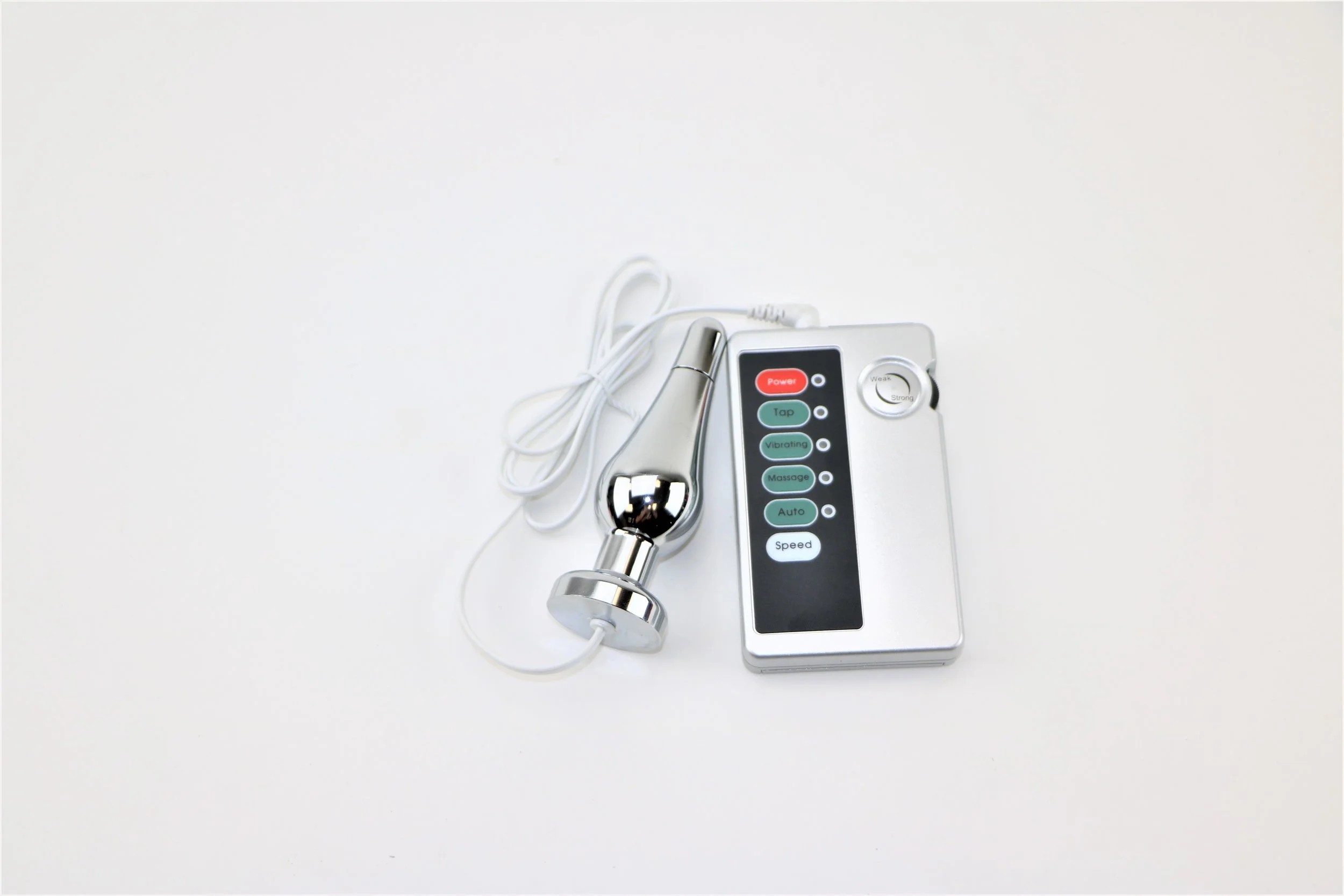 Shocking Butt Plug - Bowling Pin Shape