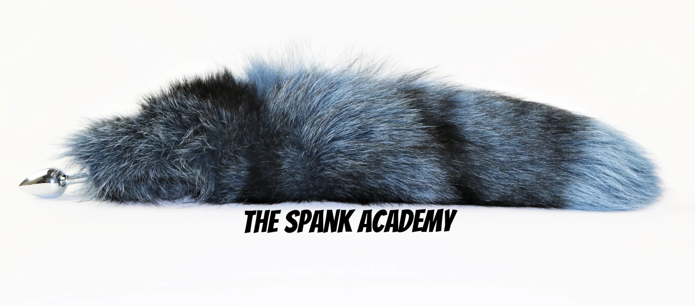 dyed indigo fox tail plug