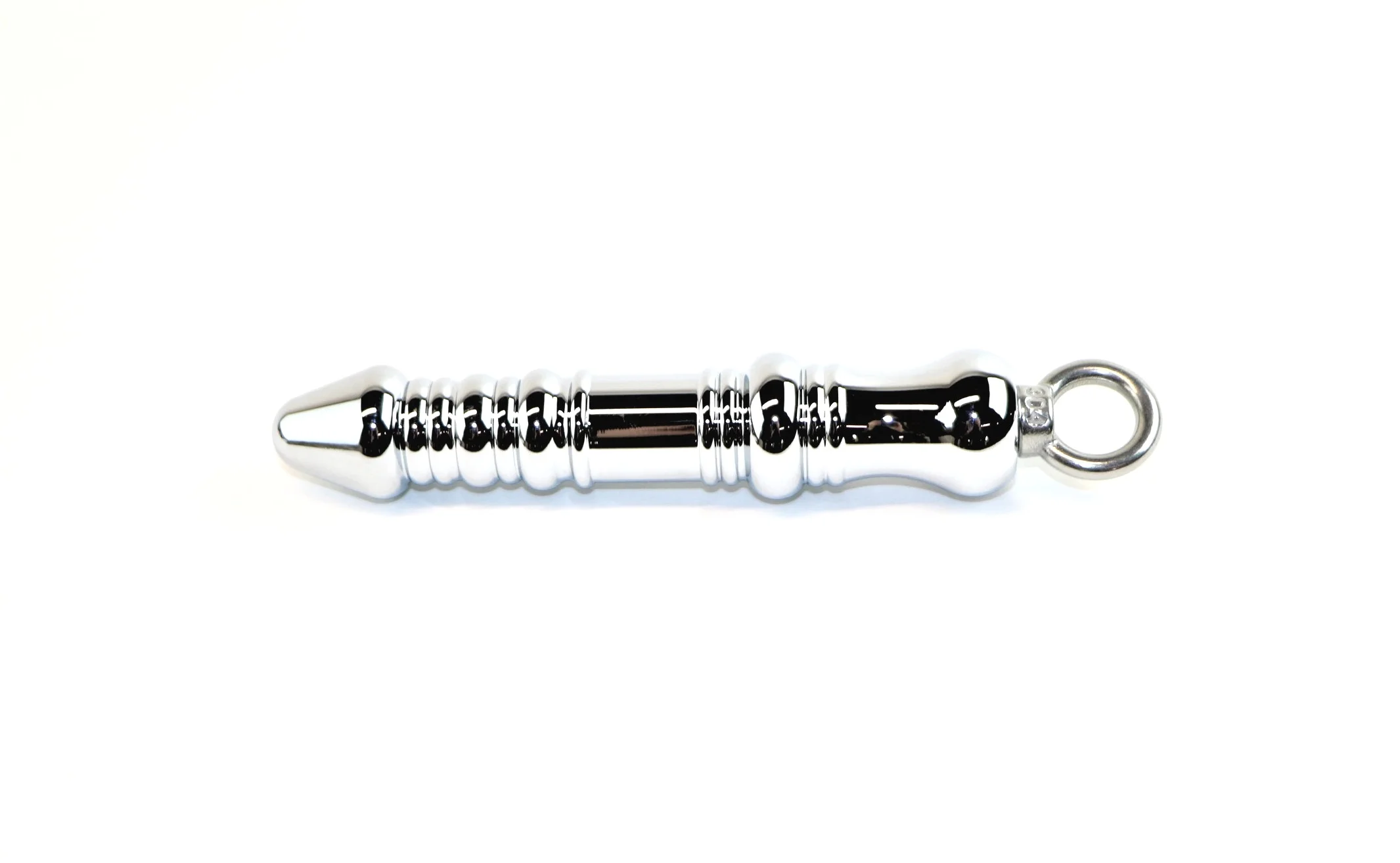 Long Ribbed Butt Plug w/Detachable O-Ring  The Spank Academy