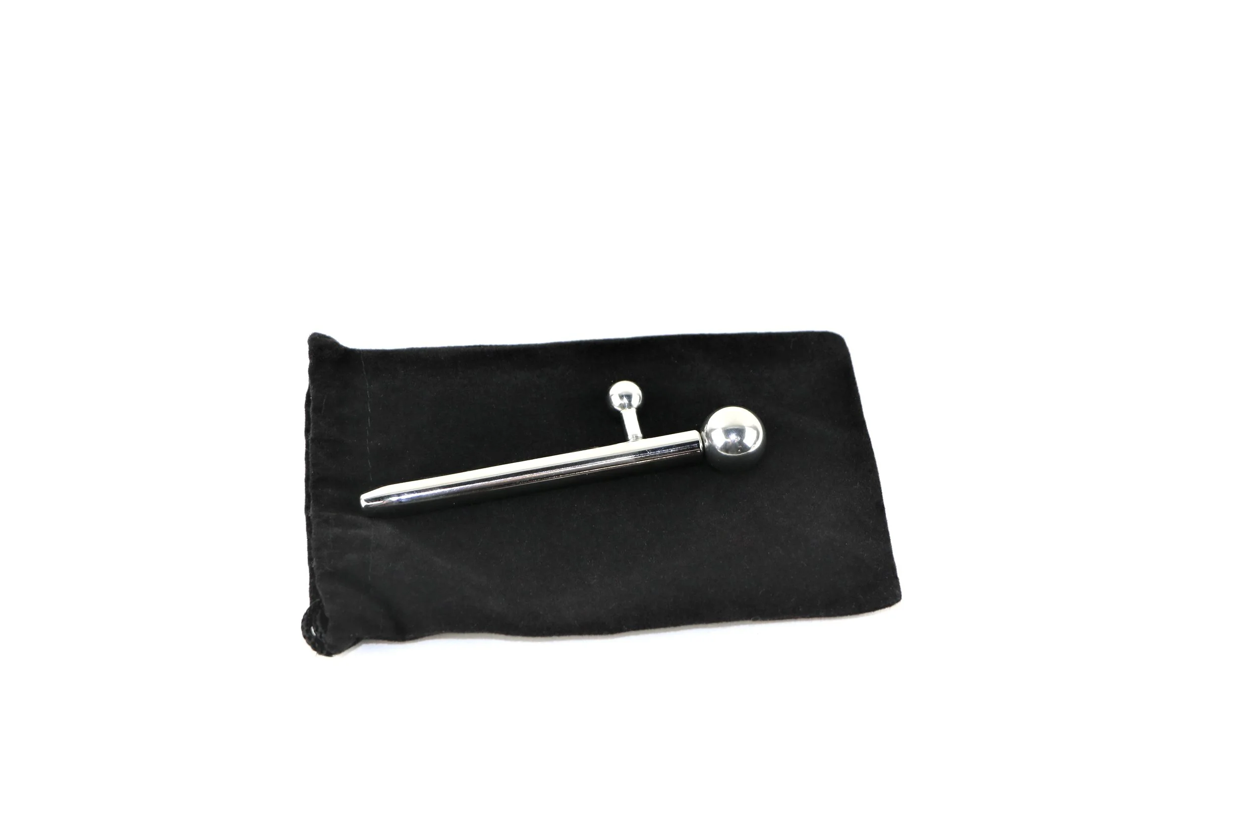 Hollow Ribbed Penis Plug with Detachable Ball in Stainless Steel  The  Spank Academy