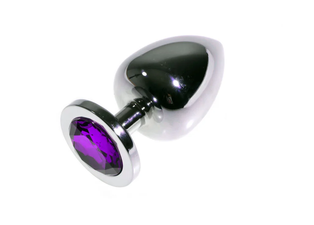 HEAVY Stainless Steel Jeweled Butt Plug