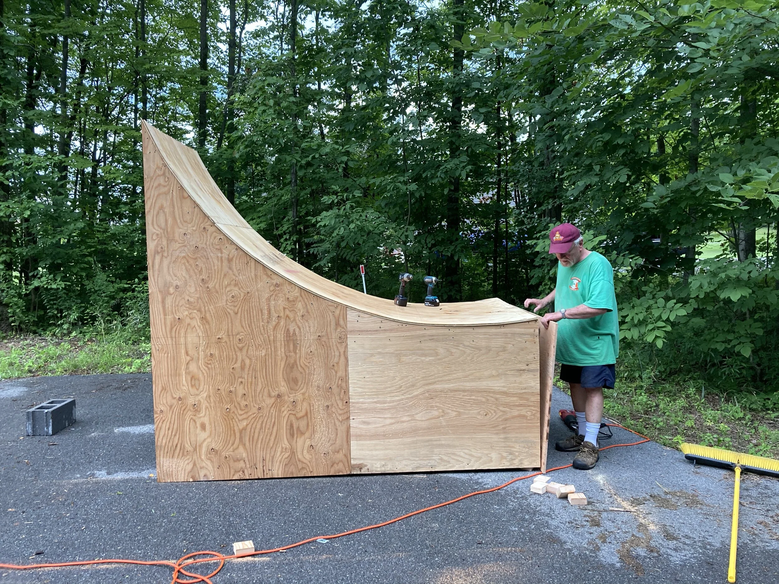 DIY Warped Wall Blueprints Downloadable