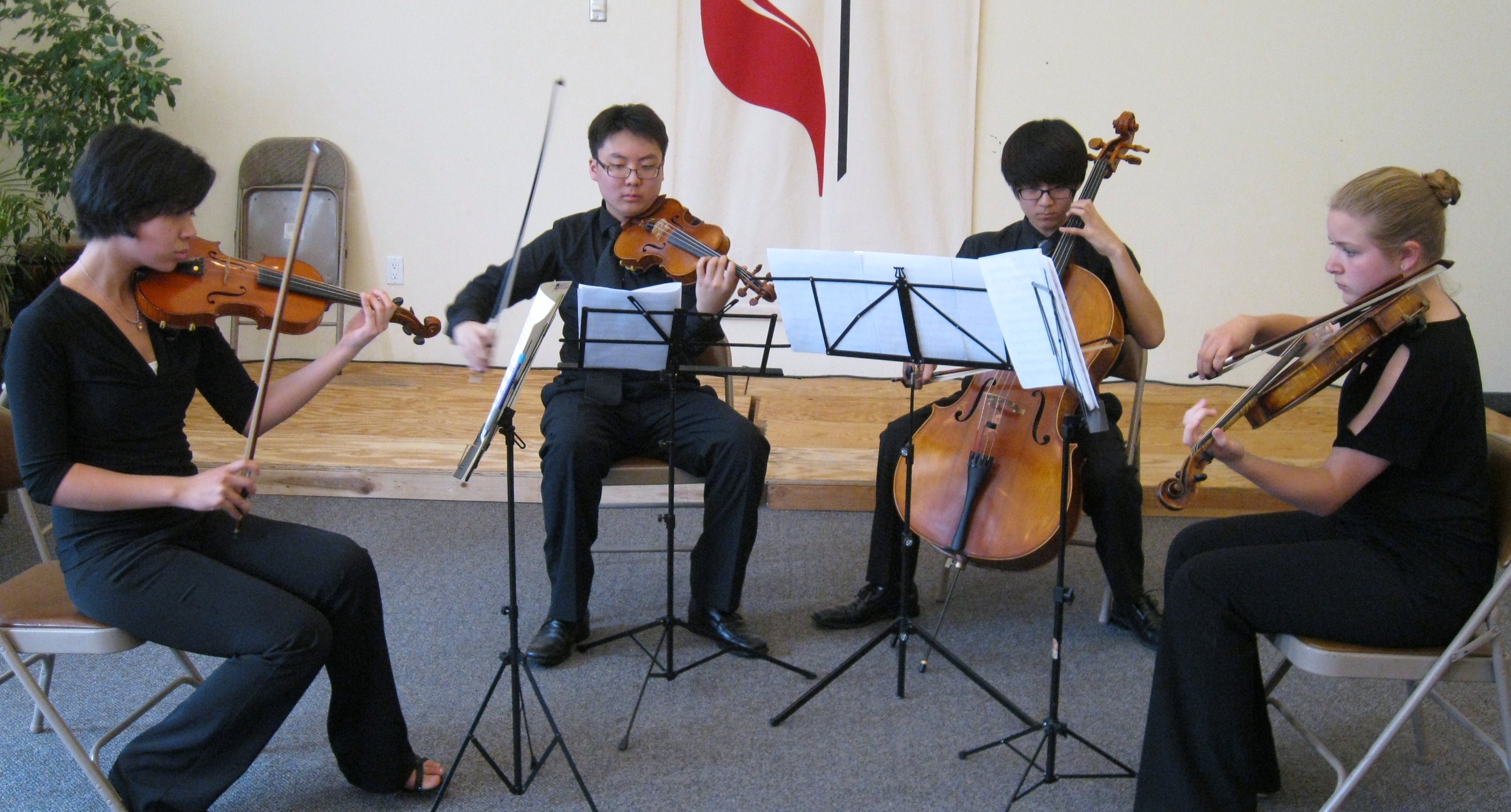 Rehearsing the Smetana String Quartet