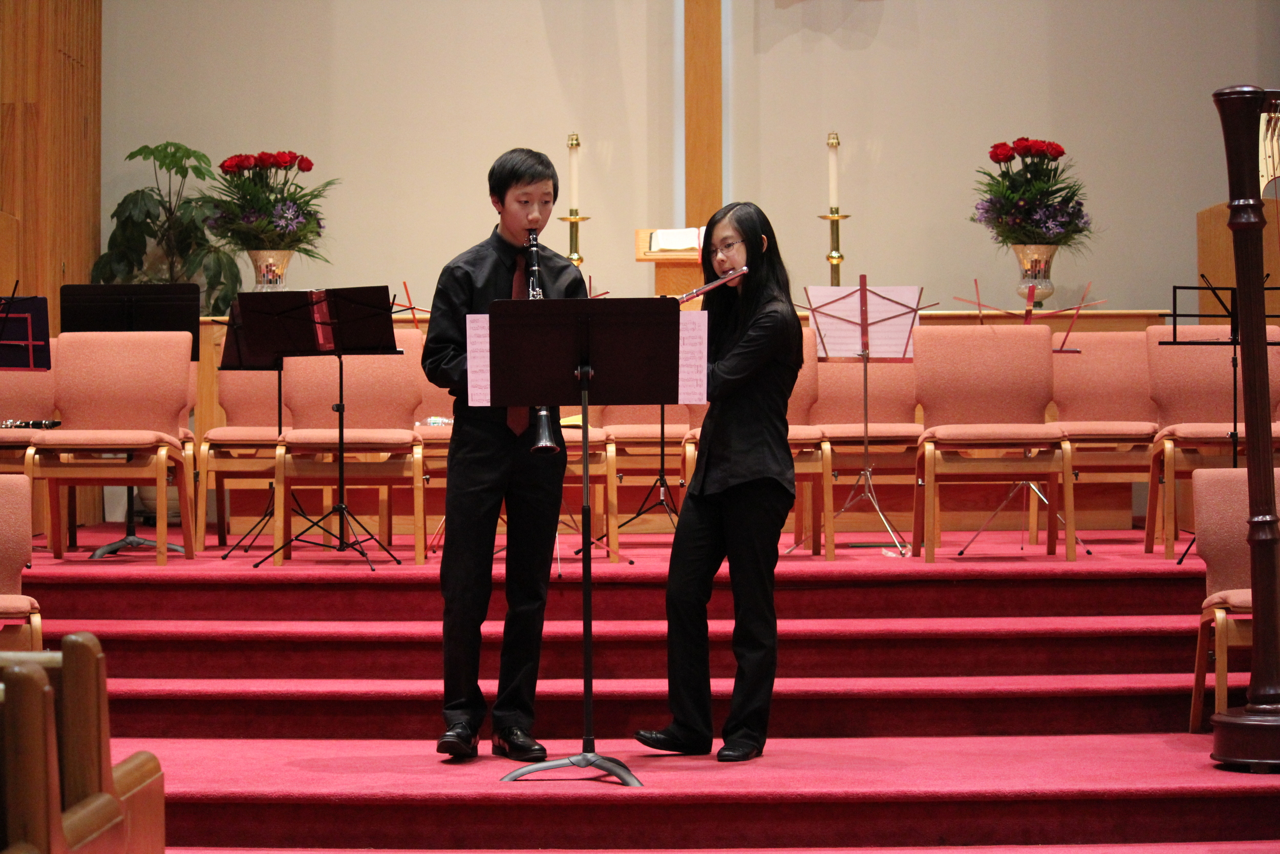 Flute and clarinet duet