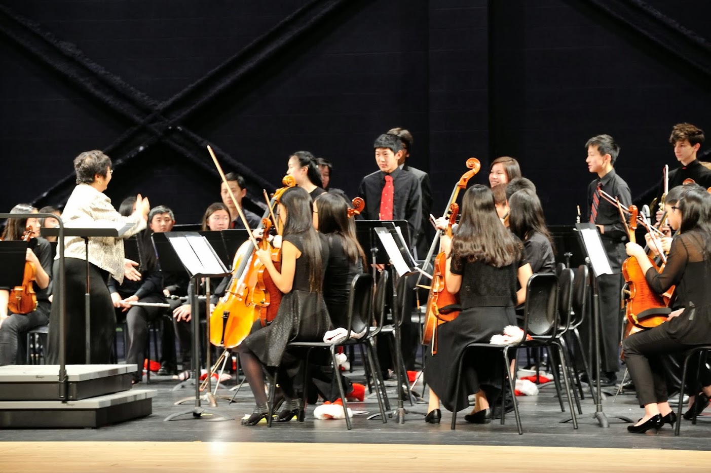Acknowledging the Sinfonia principals
