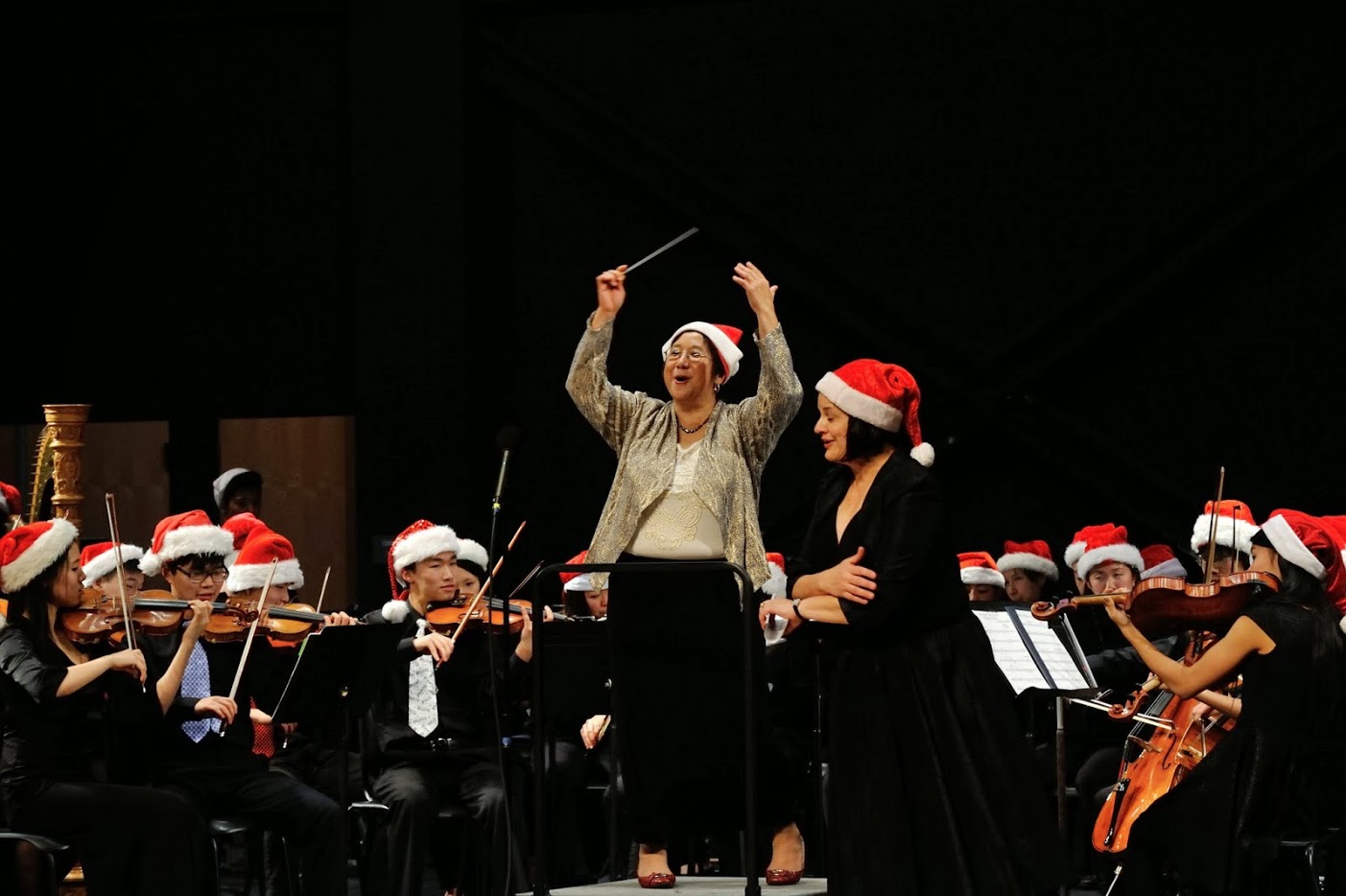 Two conductors having fun!