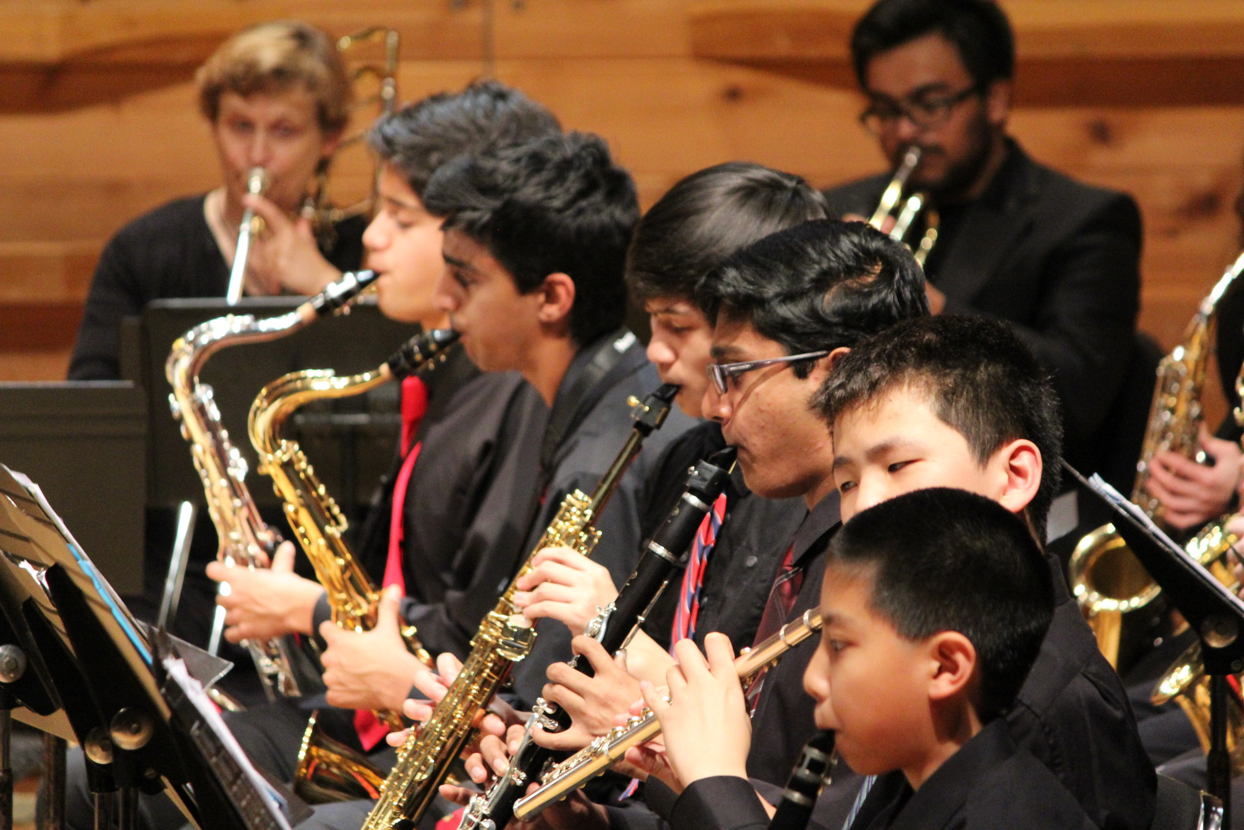 Our premiere saxophone section