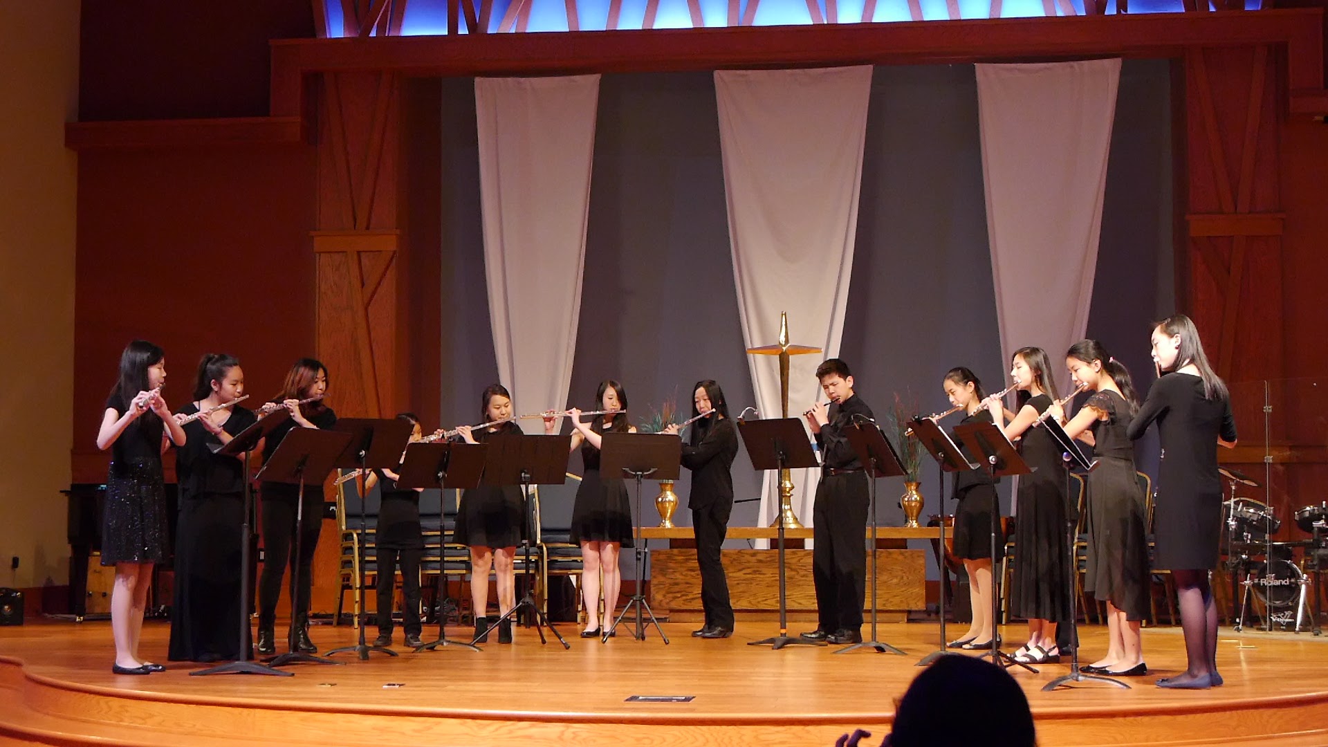 A lovely flute choir