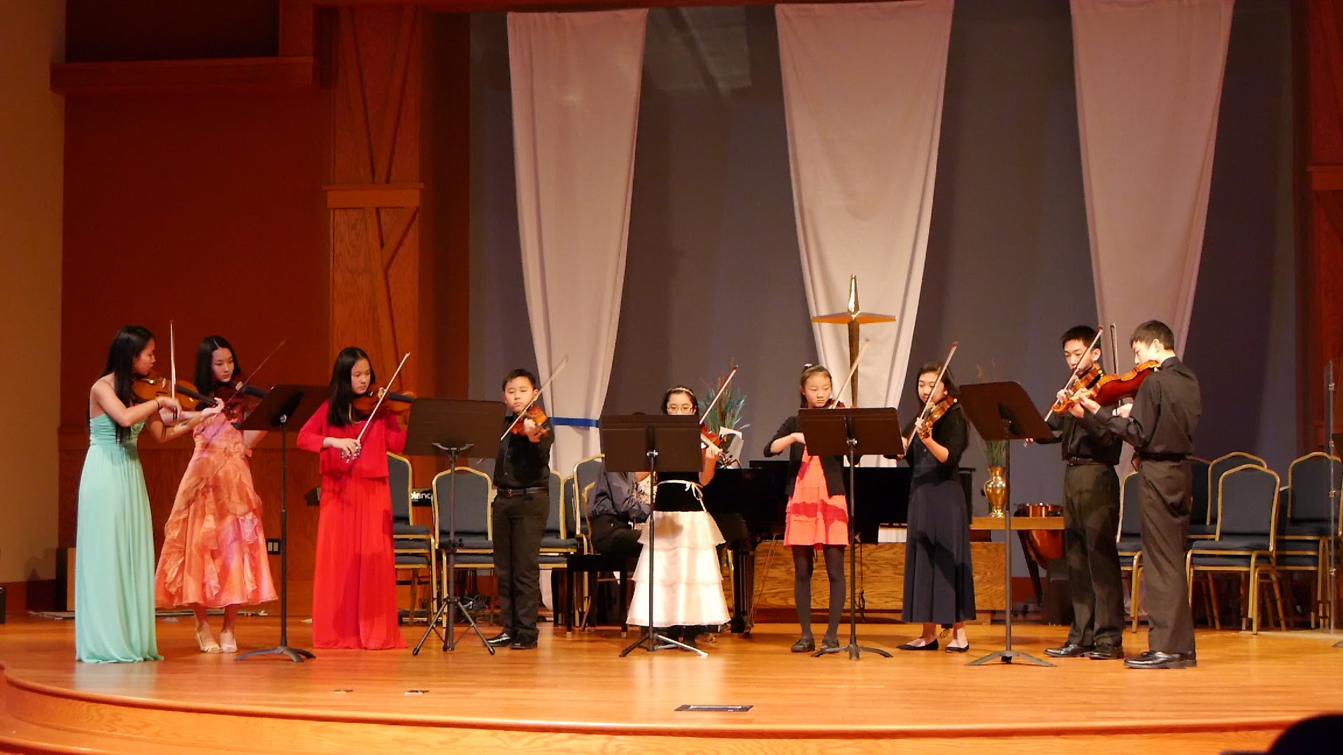 The first of our two violin ensembles