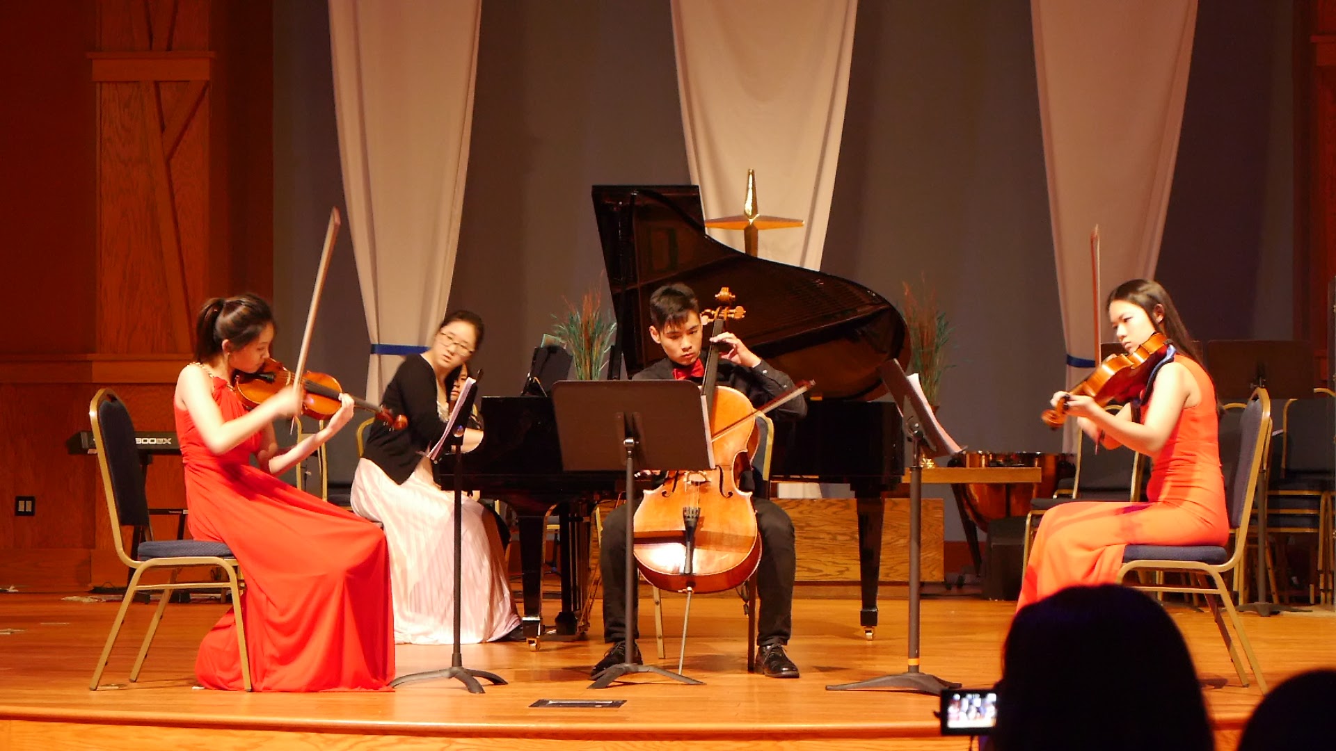 Our amazing Dvorak piano quartet
