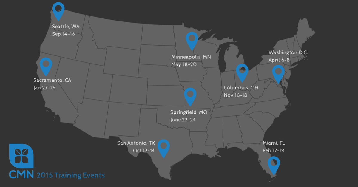 Click above for the full map of 2016 CMN Launch Events