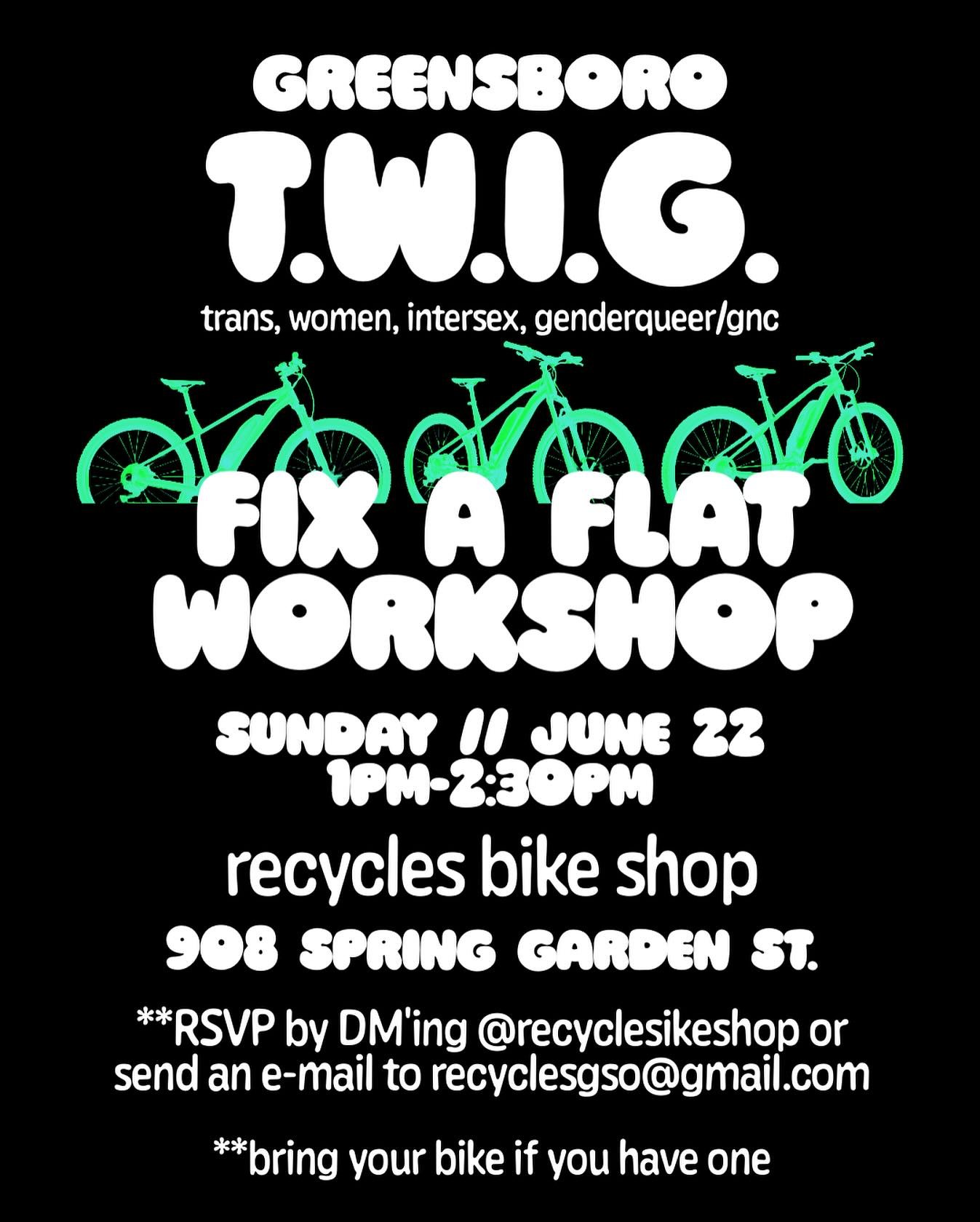Workshop is so soon! RSVP by DMing or sending us an email. Make sure to bring your bike! π²π²