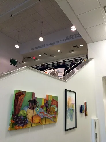 Watertown's Arsenal for the Arts Gallery's 2016 Members show's opening reception on April 28
