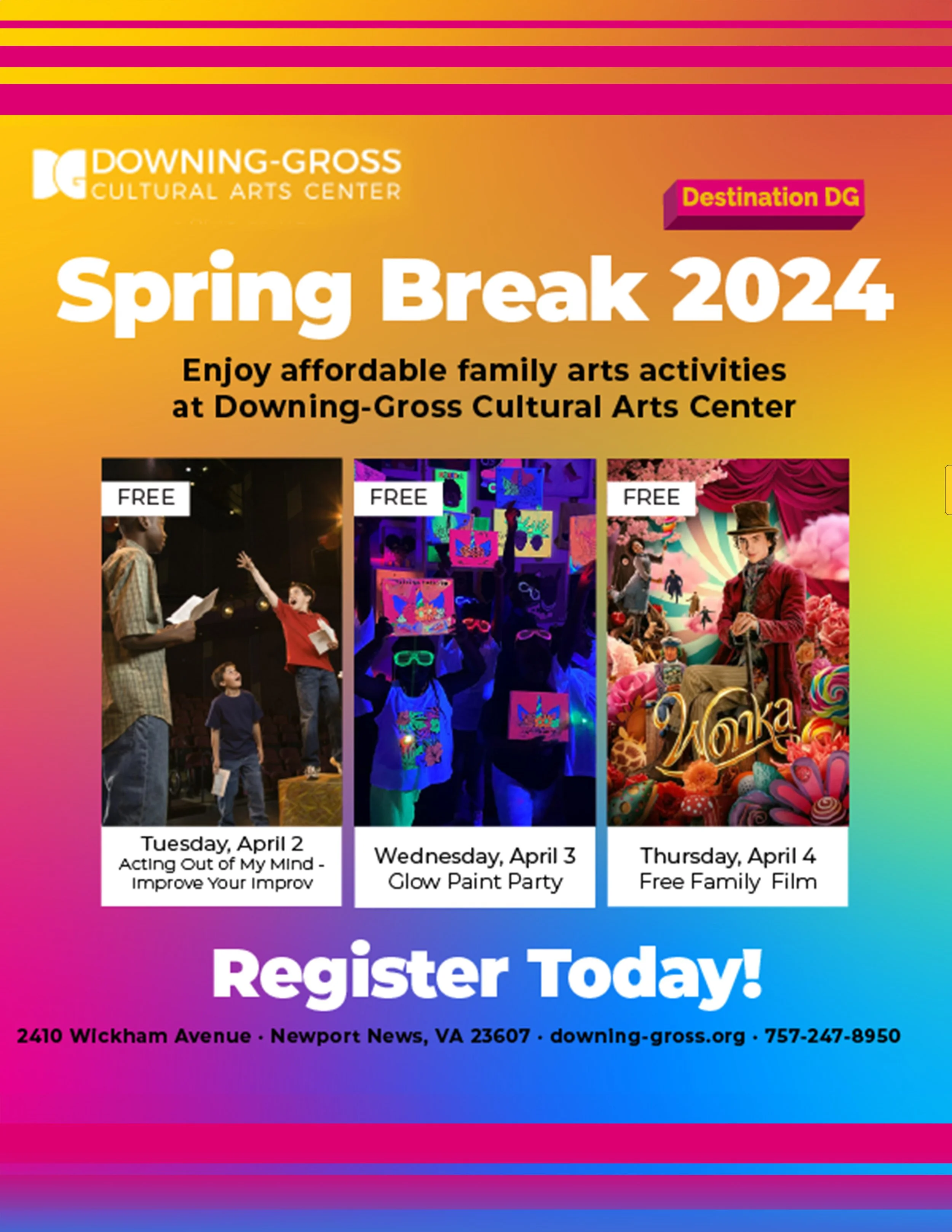 Program Schedule — Downing-Gross Cultural Arts Center