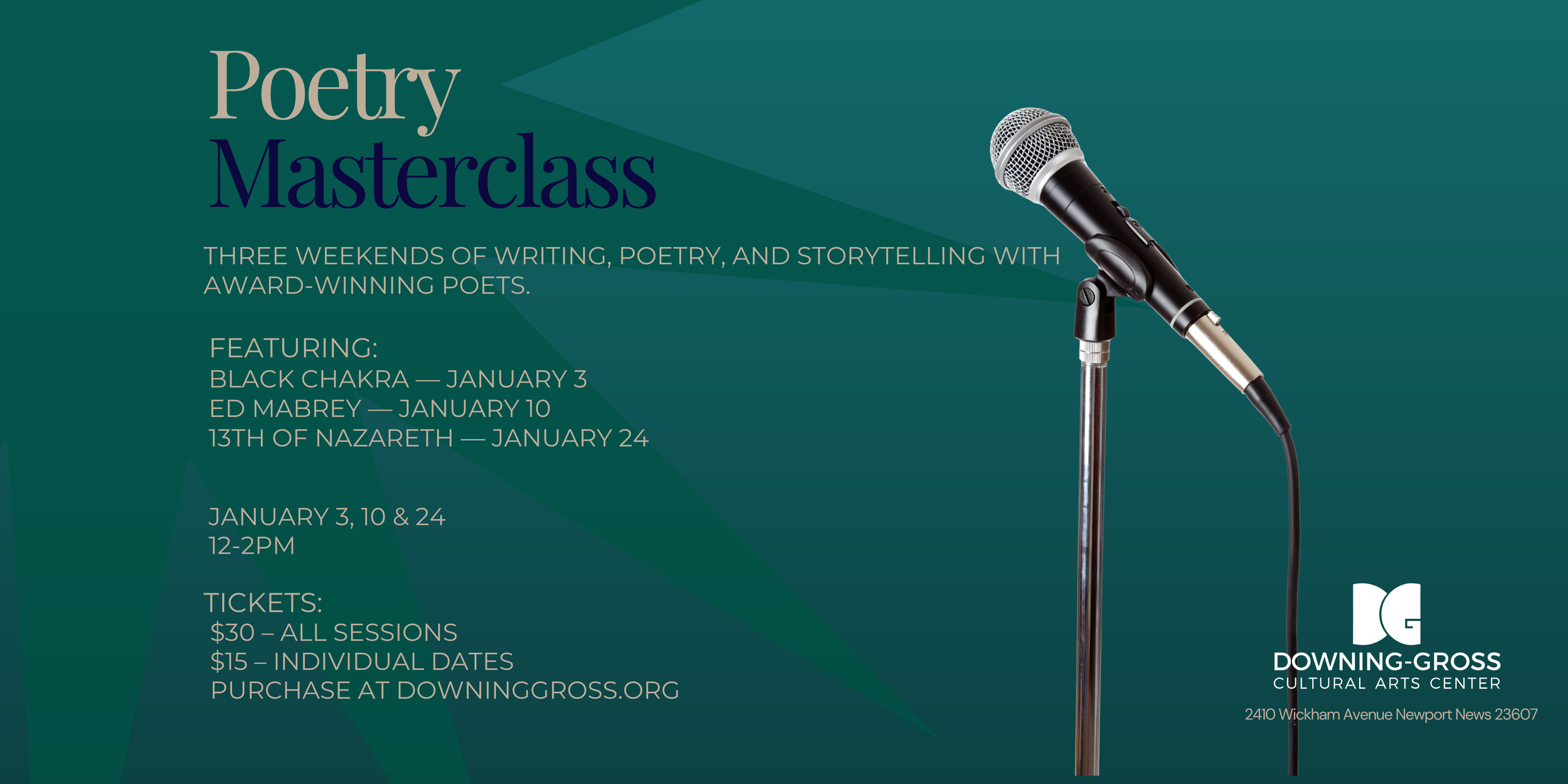 Poetry Masterclass