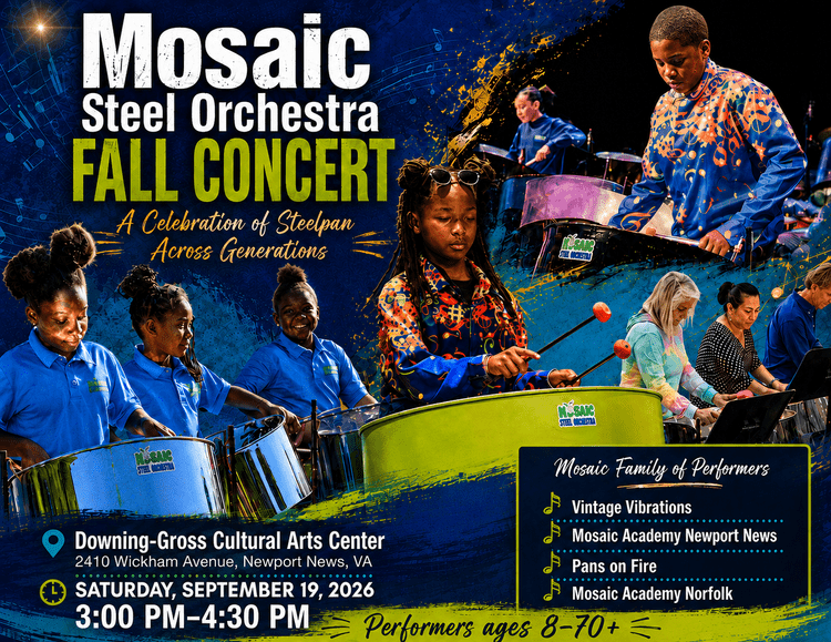 Mosaic Steel Orchestra Fall Concert