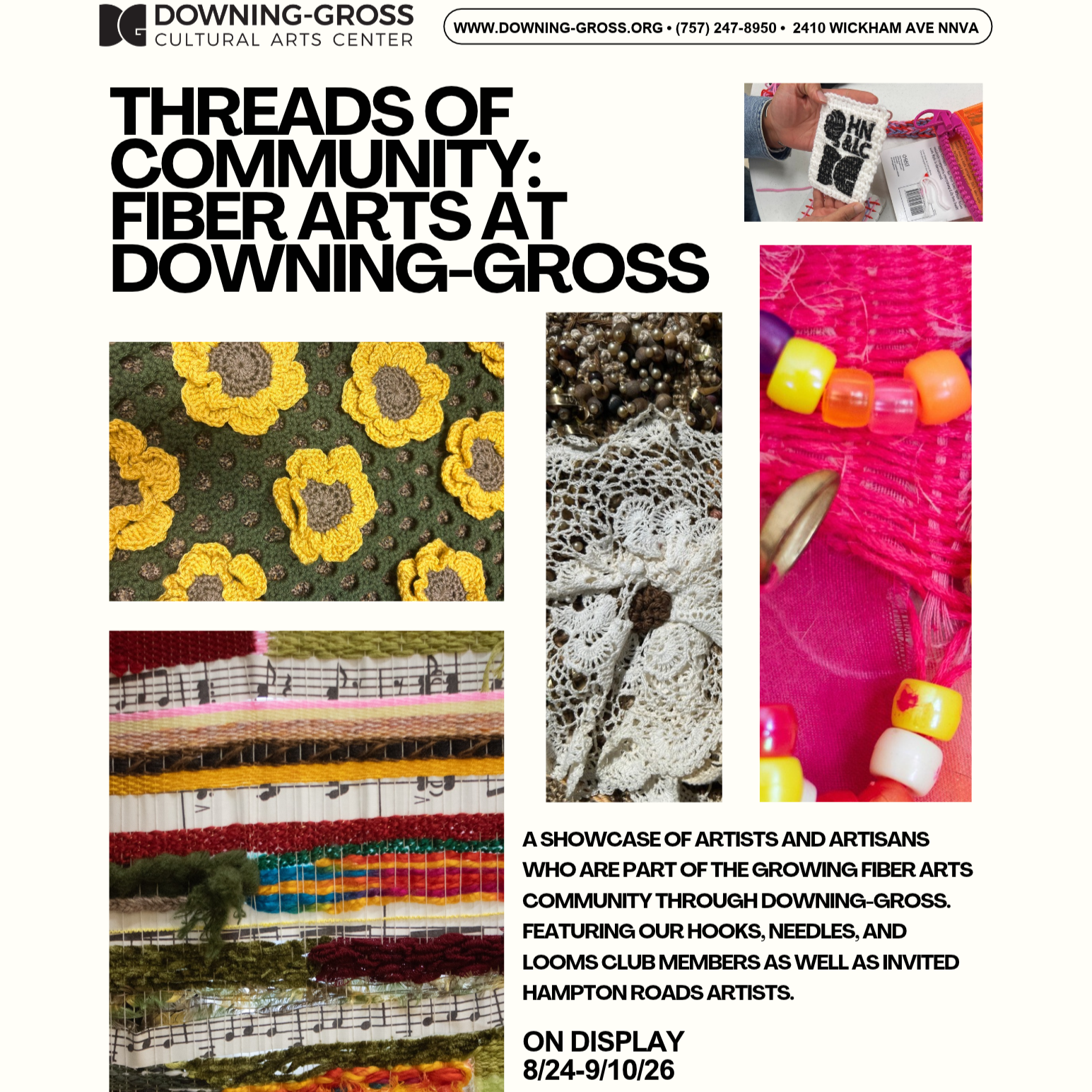 Threads of Community:  Fiber Arts 