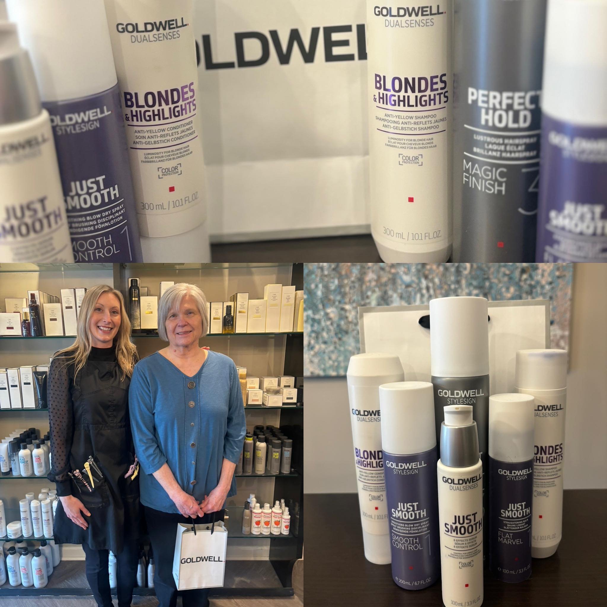 Carol Lynn&rsquo;s client, Jean, was the lucky winner of our Winter Special contest. She was entered by purchasing two products during the month of February and today she took home her prize of $120 worth of GOLDWELL products! 

Congratulations Jean!