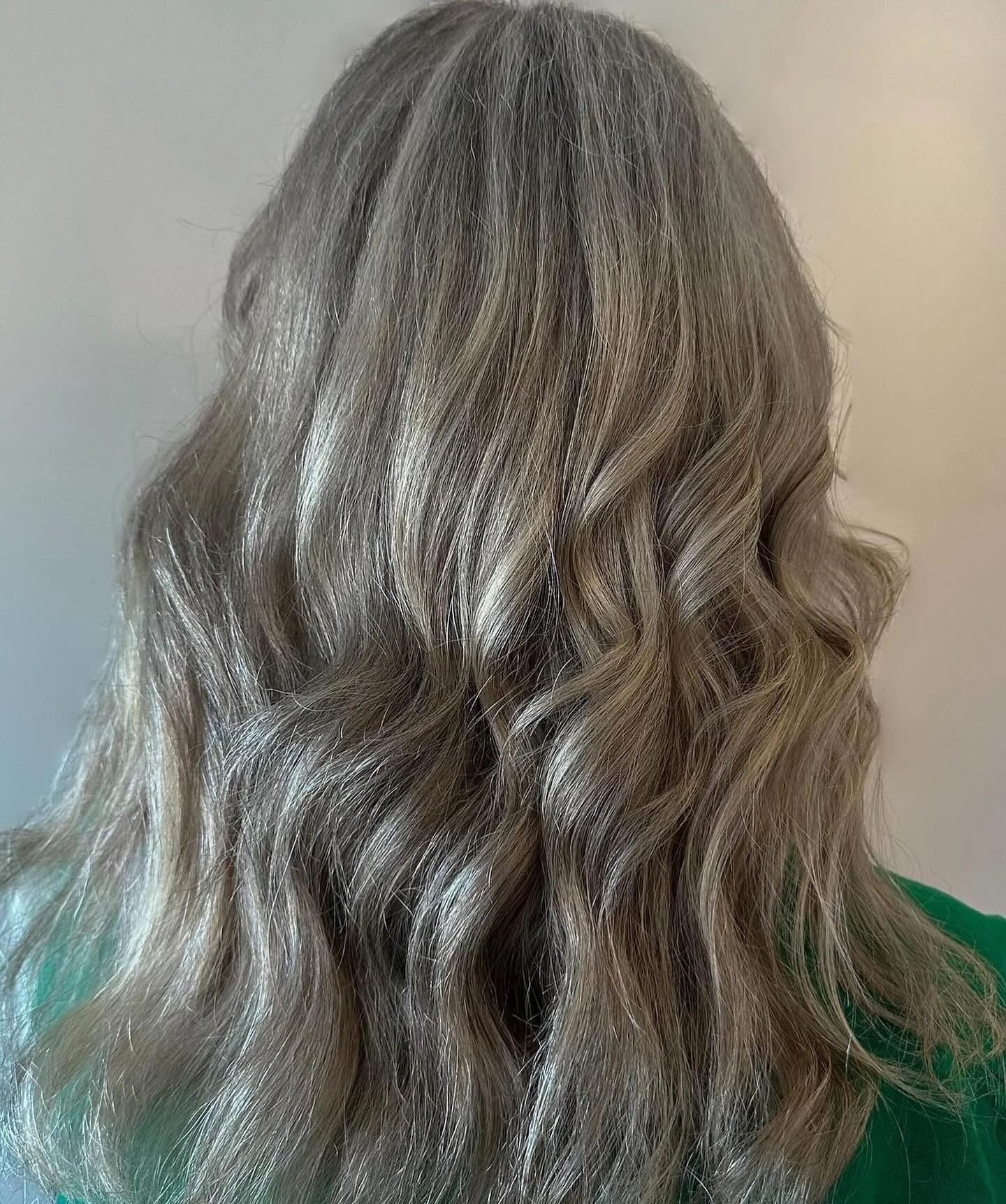Low maintenance grey blending by Emily 🩶 

❄️ Follow @hairbyemilymugglin