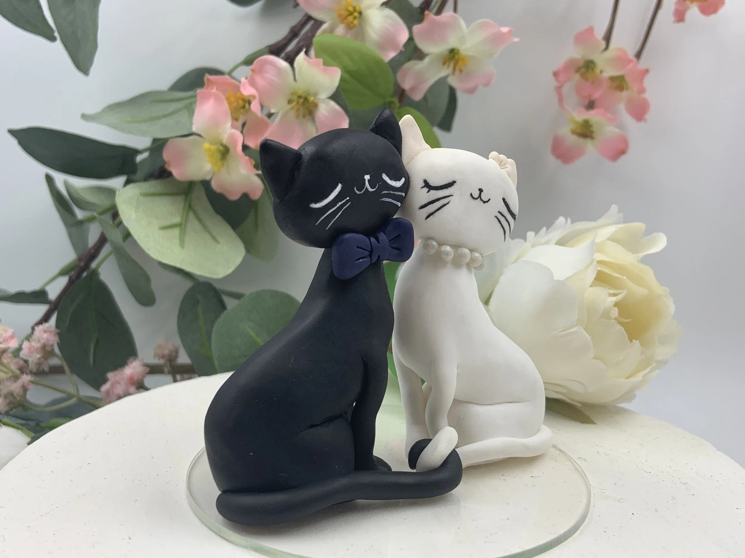 Black and white cats wedding cake topper 2.jpg