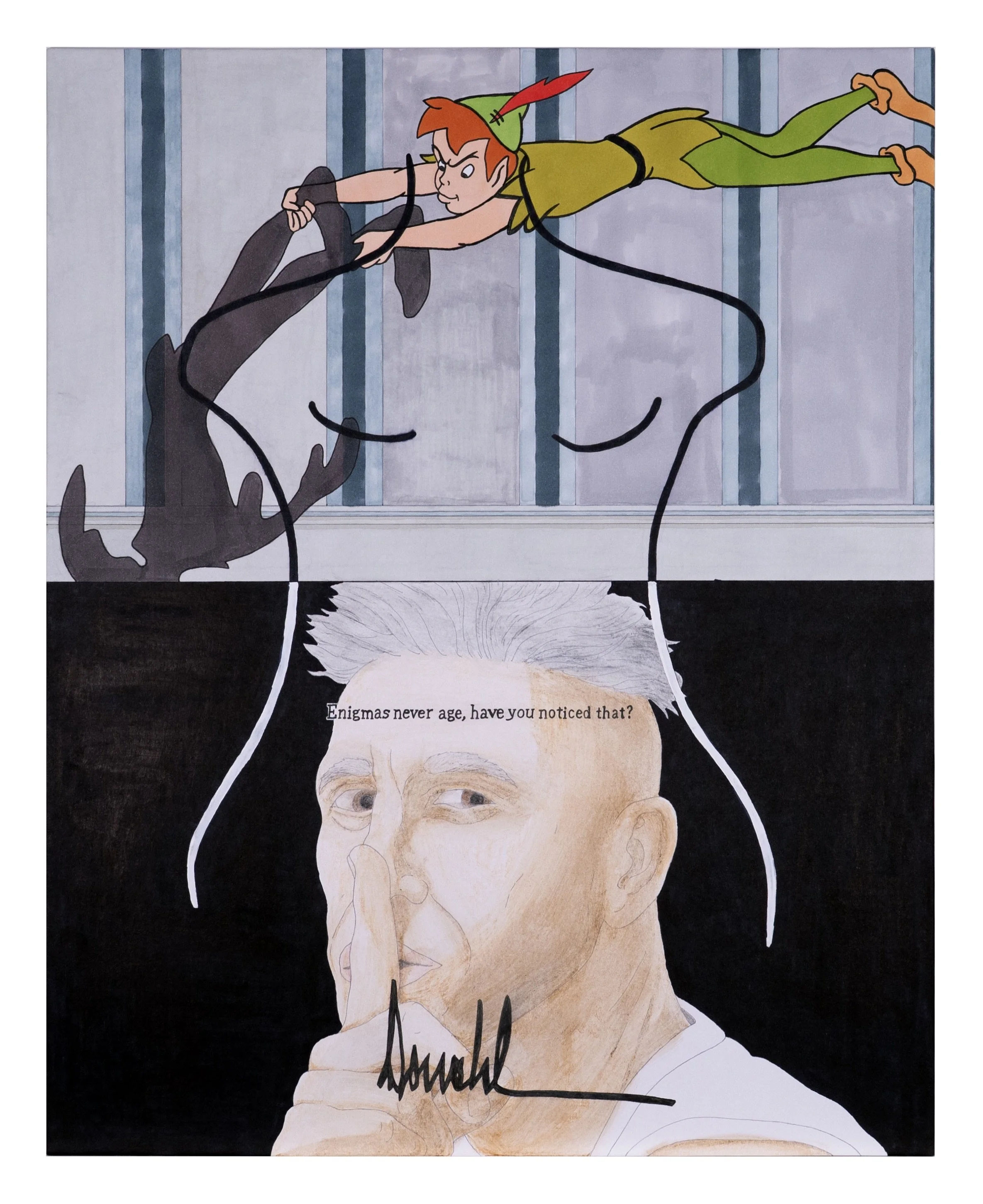 SlopWorld (An In-Group Whom the Law Protects, but Doesn’t Bind / An Out-Group Whom the Law Binds, but Doesn’t Protect), 2025 [SOLD]