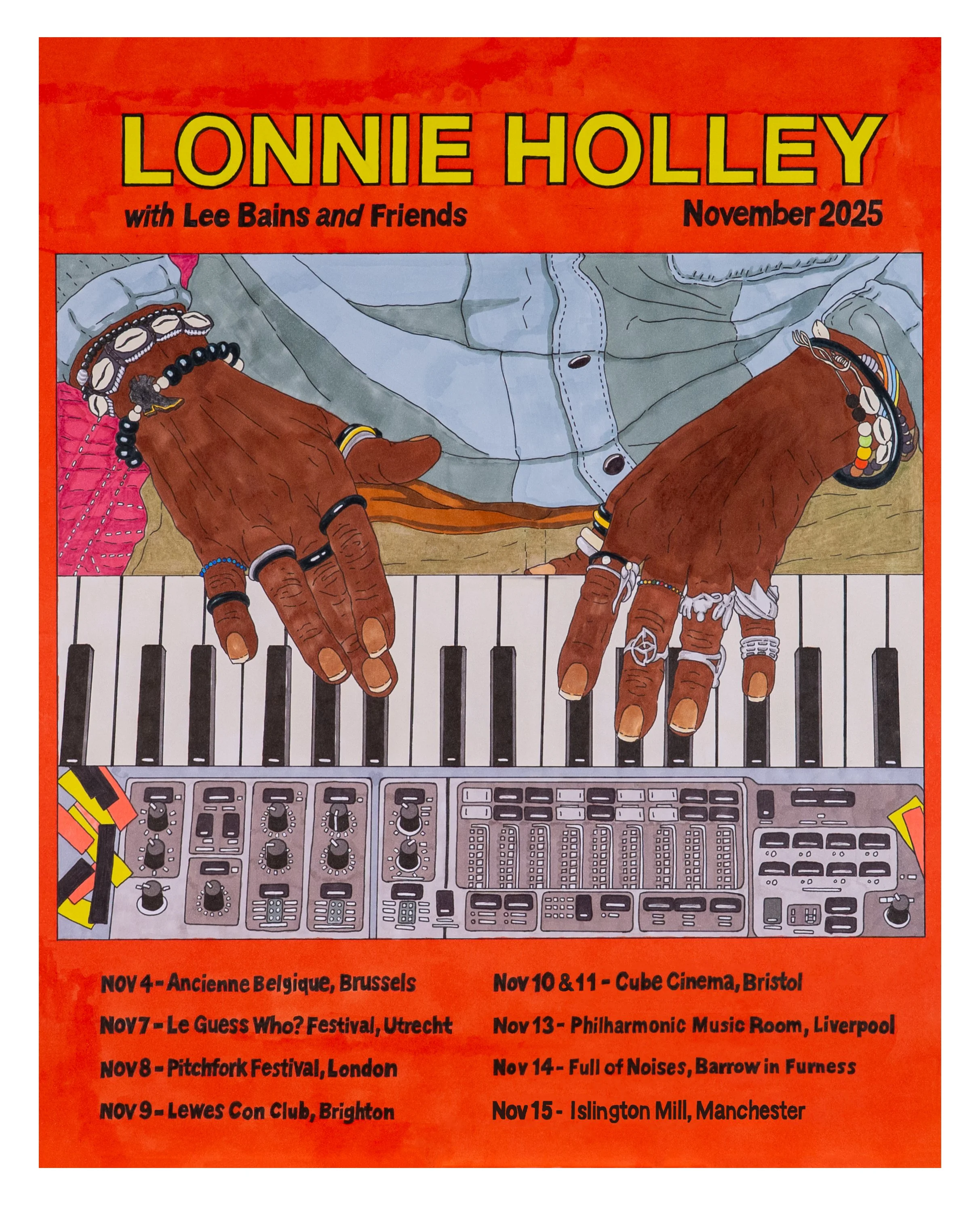 Lonnie Holley Tour Poster, 2025 [NFS]