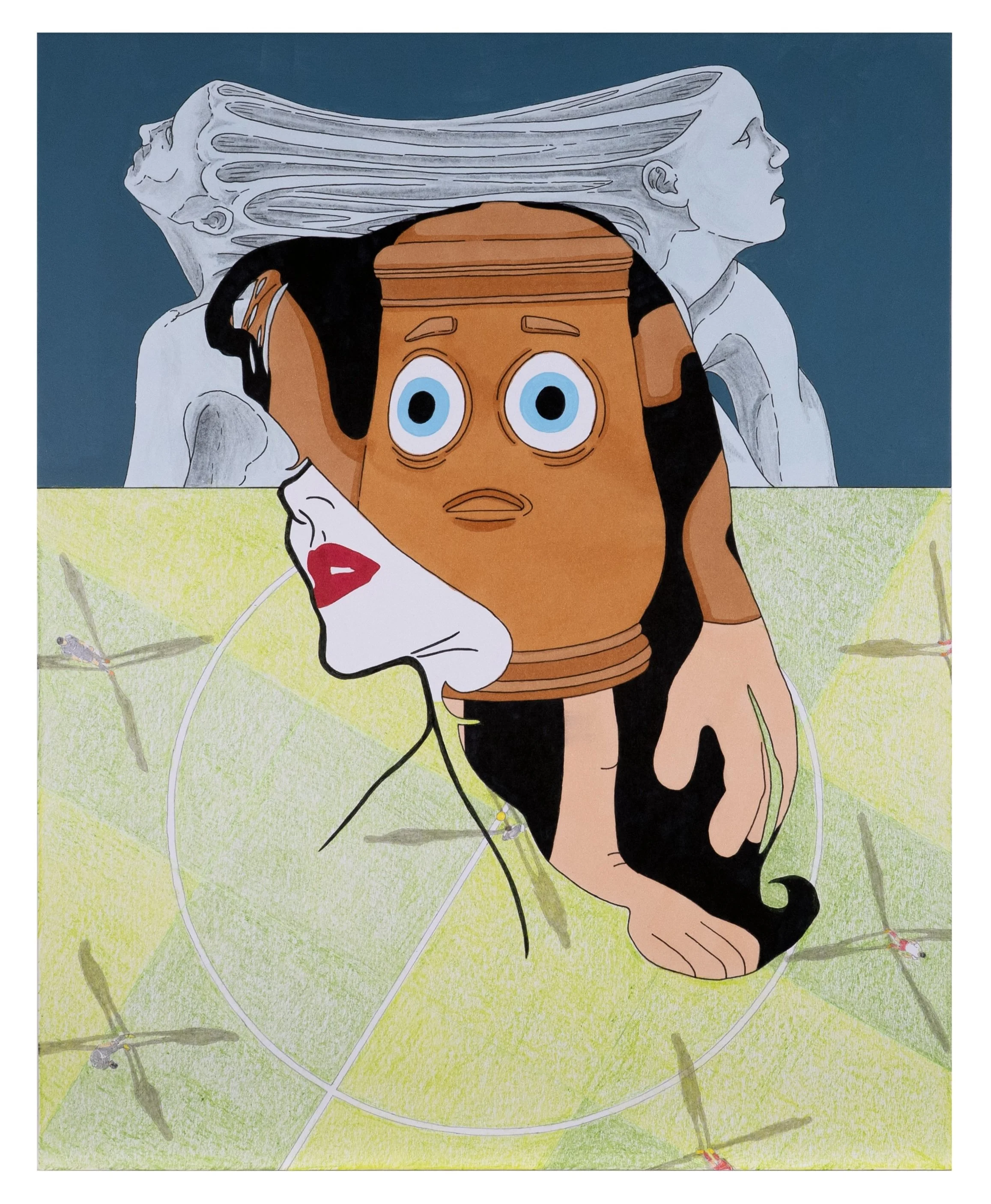 SlopWorld (Messaging Cacophony / The Way You Observe Something Changes the Way It Behaves), 2025