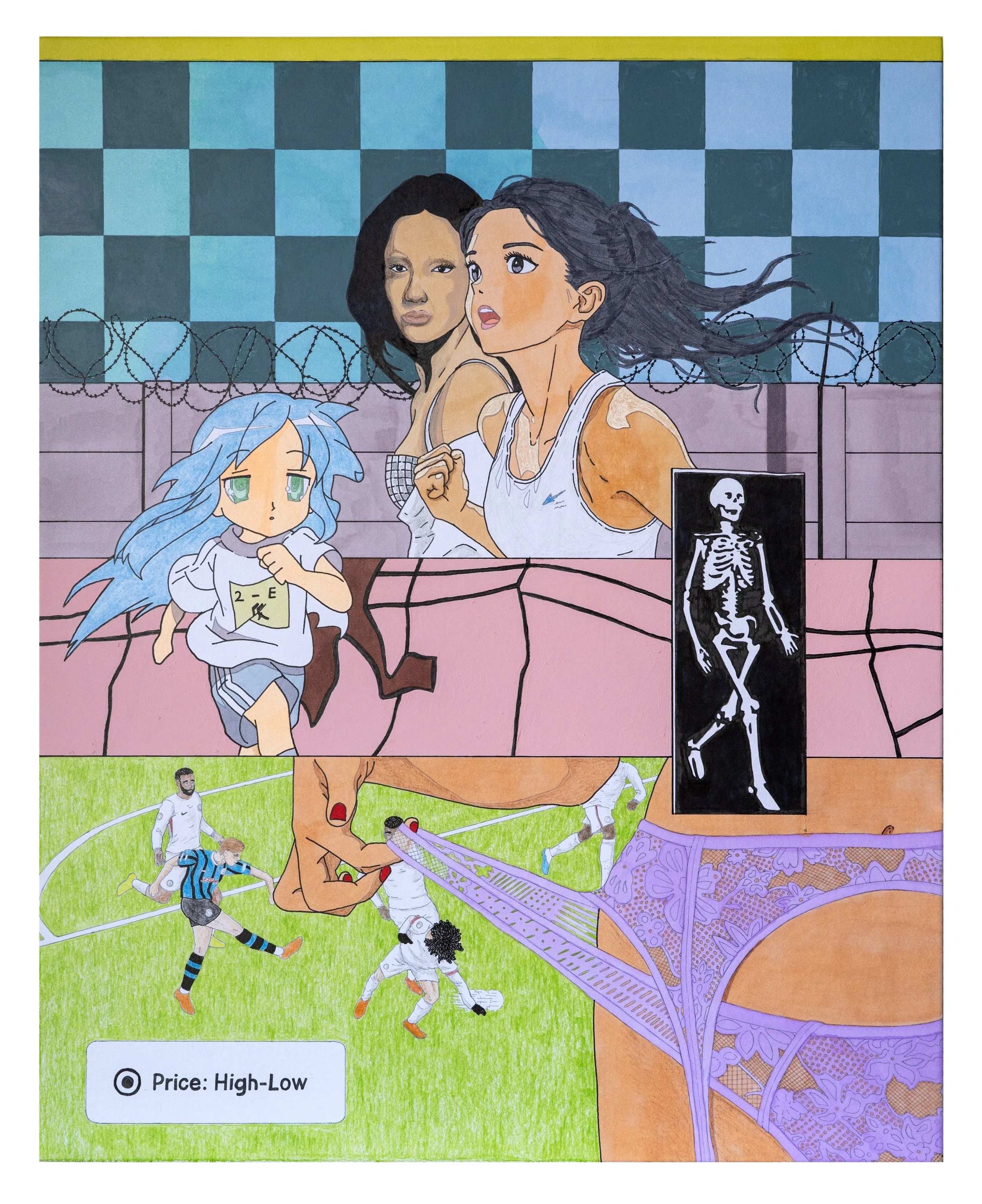 SlopWorld (Internalizing the Panopticon / The Sense of Time Catching Up With Me), 2025