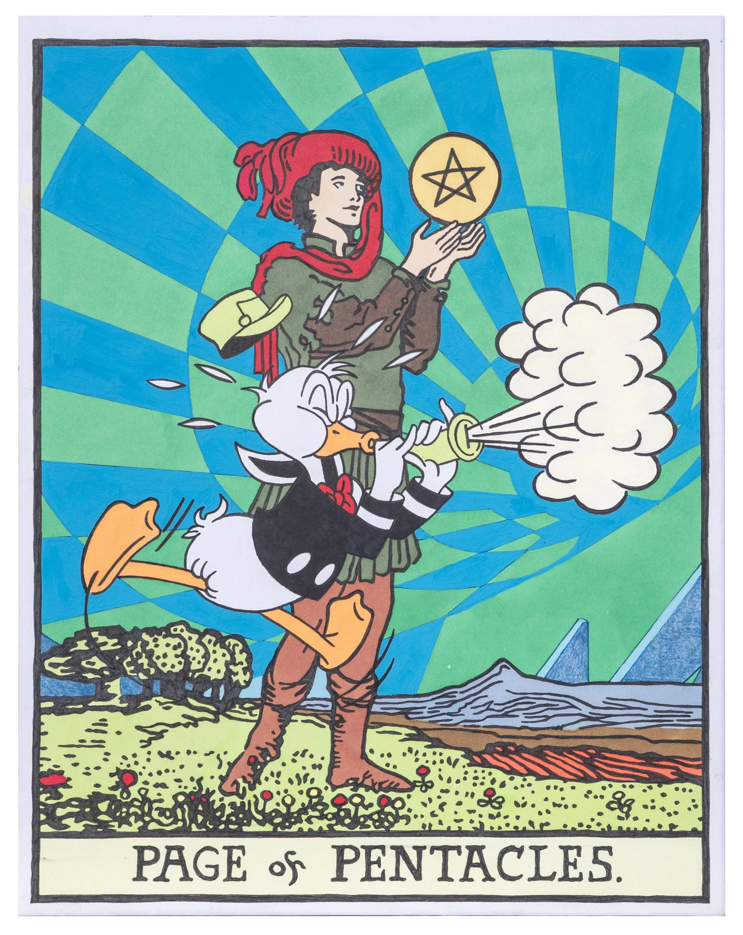 Page of Pentacles (Techniques For Making Meaning), 2025