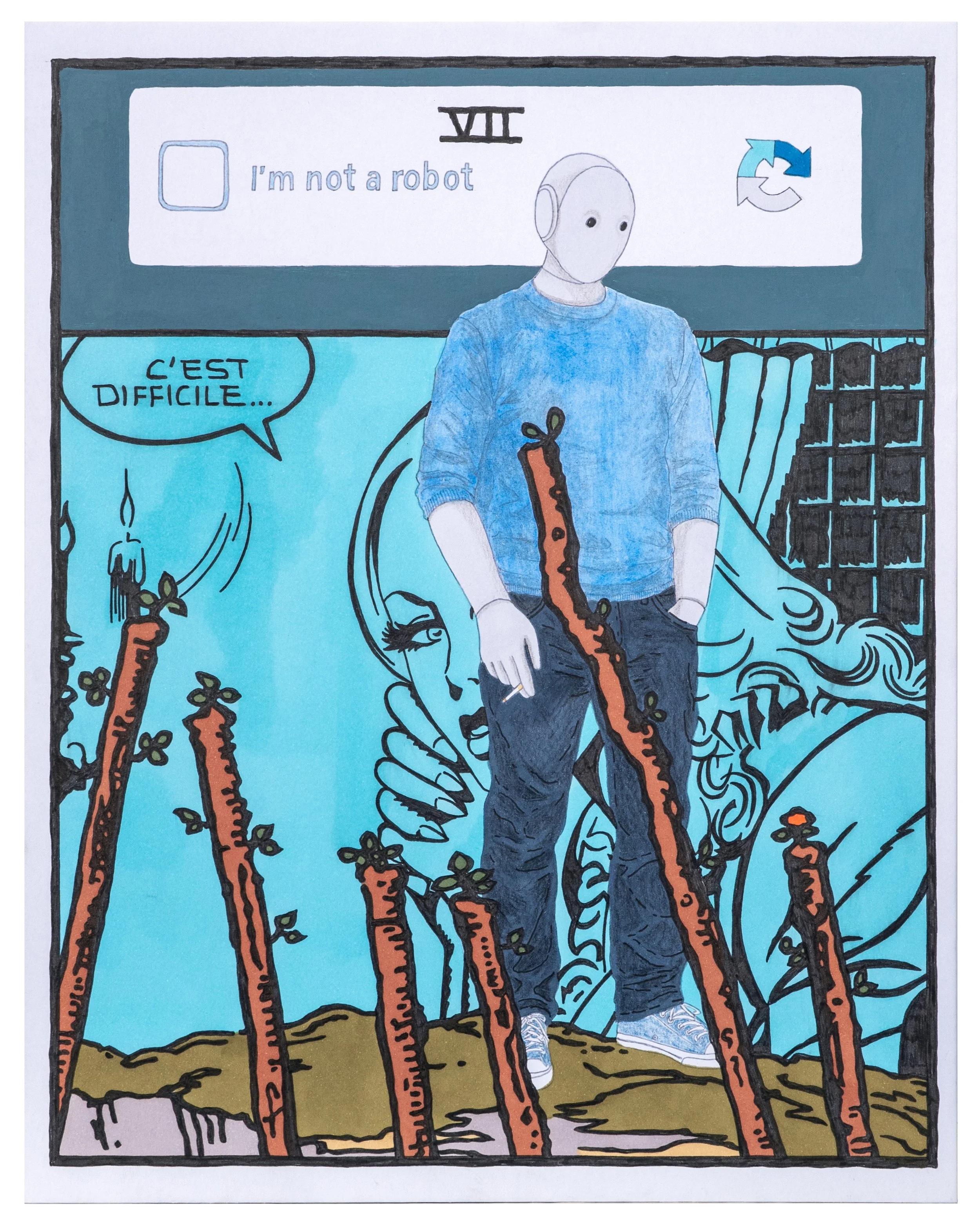 Seven of Wands (Do You Wanna See the Heavenly Creature?), 2025