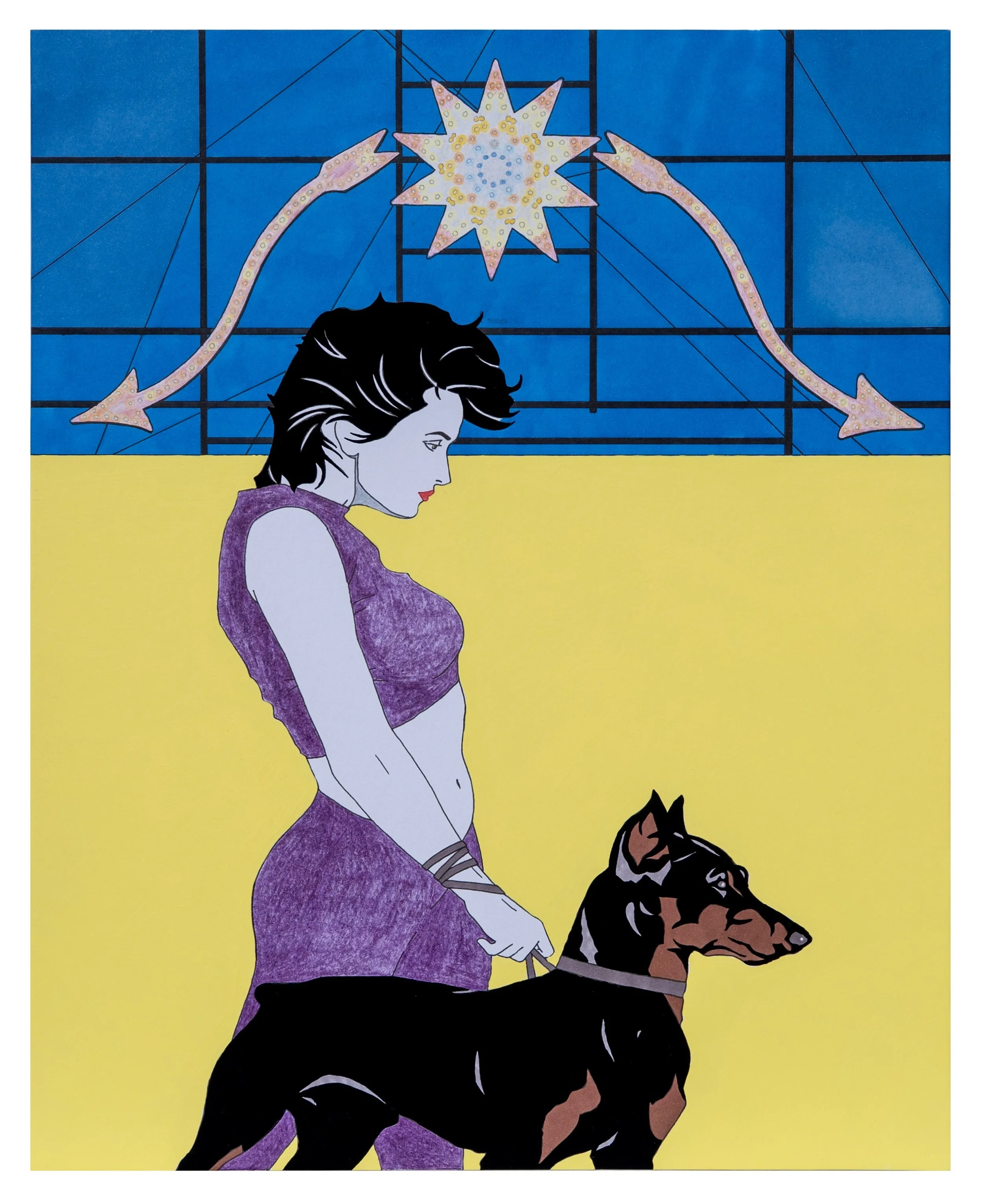 Dobermom / Frisson (Desire is a Mystery), 2026 [SOLD]