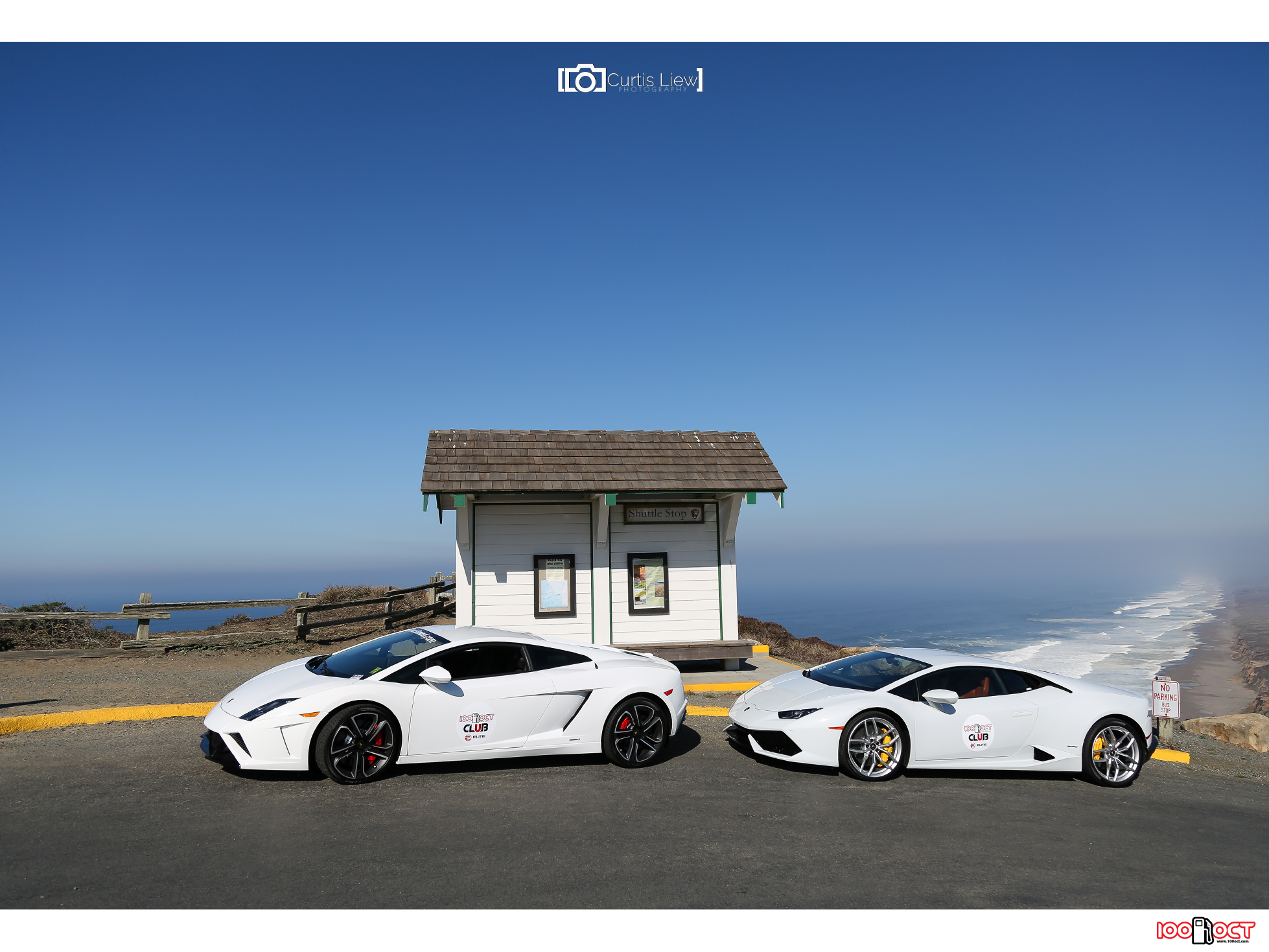 Lamborghini V10 siblings at the end of the world! Credits: Curtis Liew