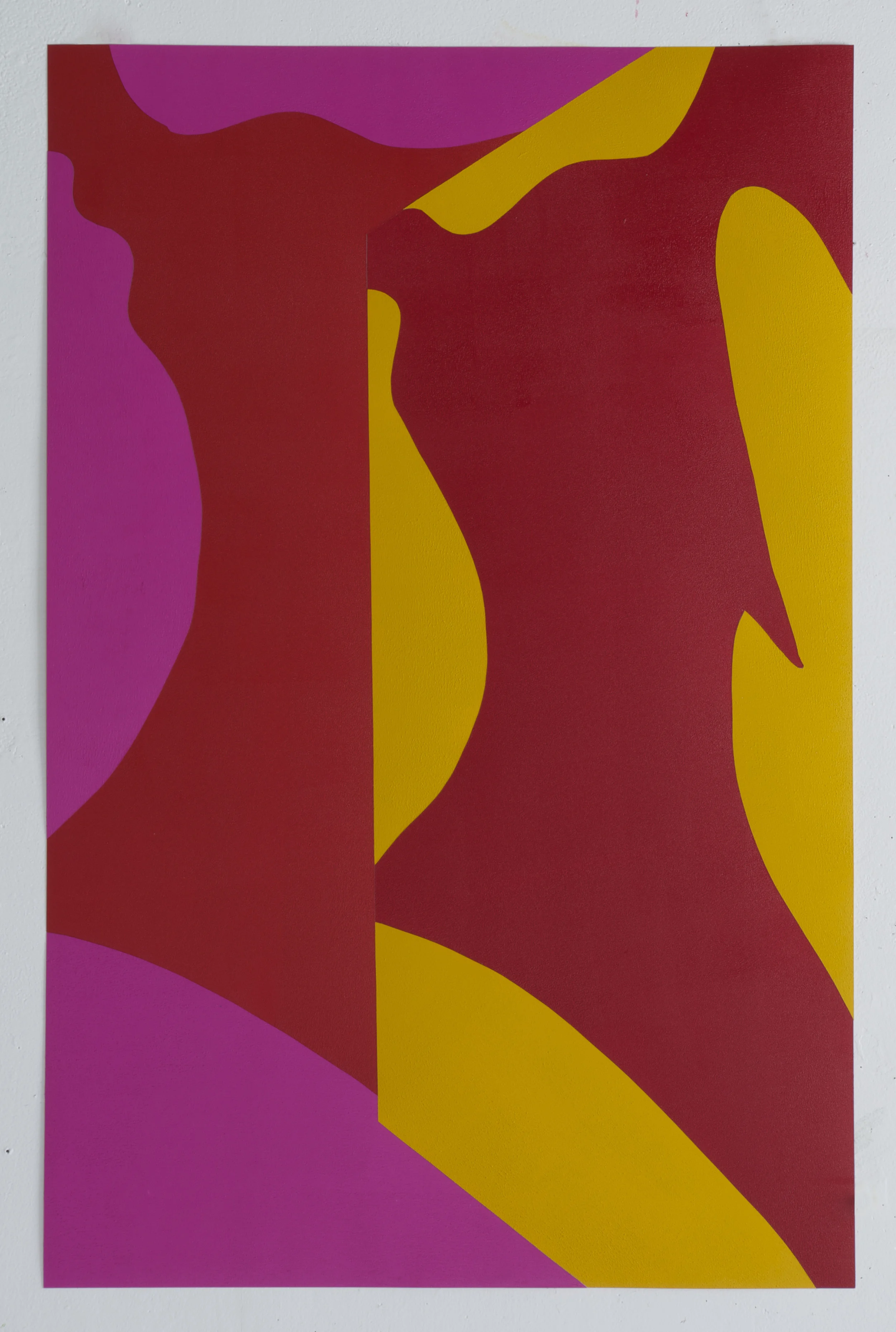  Untitled.Dimensions: 20" x 30"Materials: Acrylic, Paper