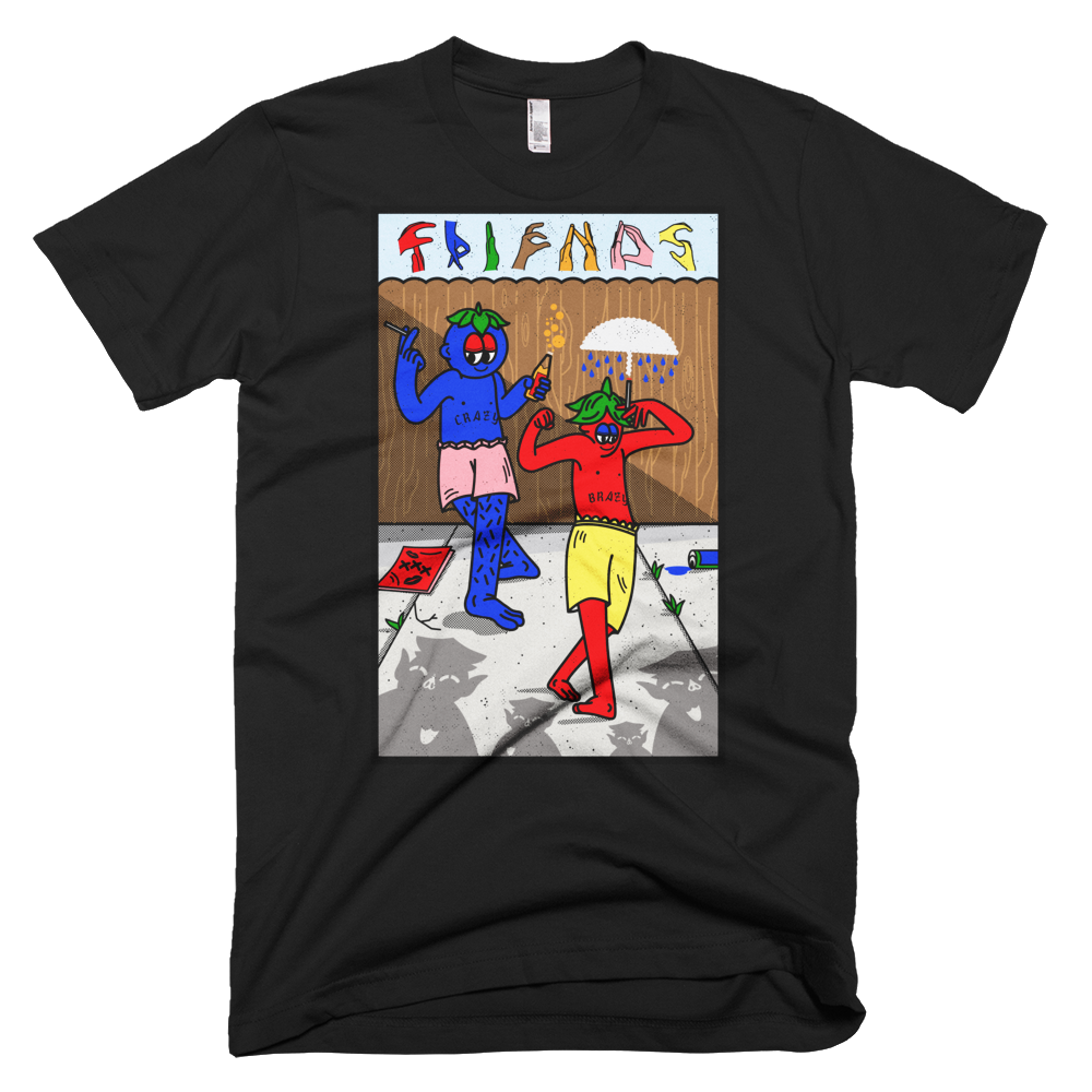 FRIENDS T-Shirt (Black) Front