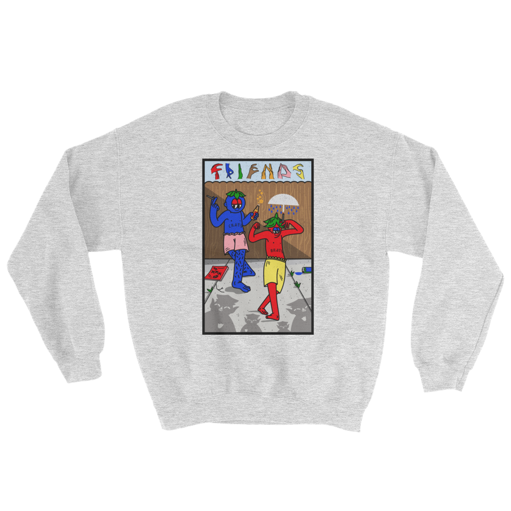 FRIENDS (crewneck) Gray Front