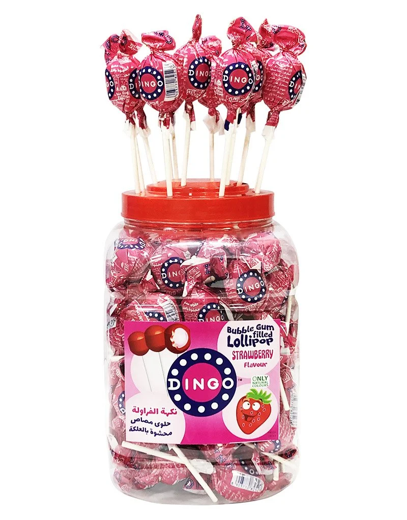 Dingo 25 g lollipops jar